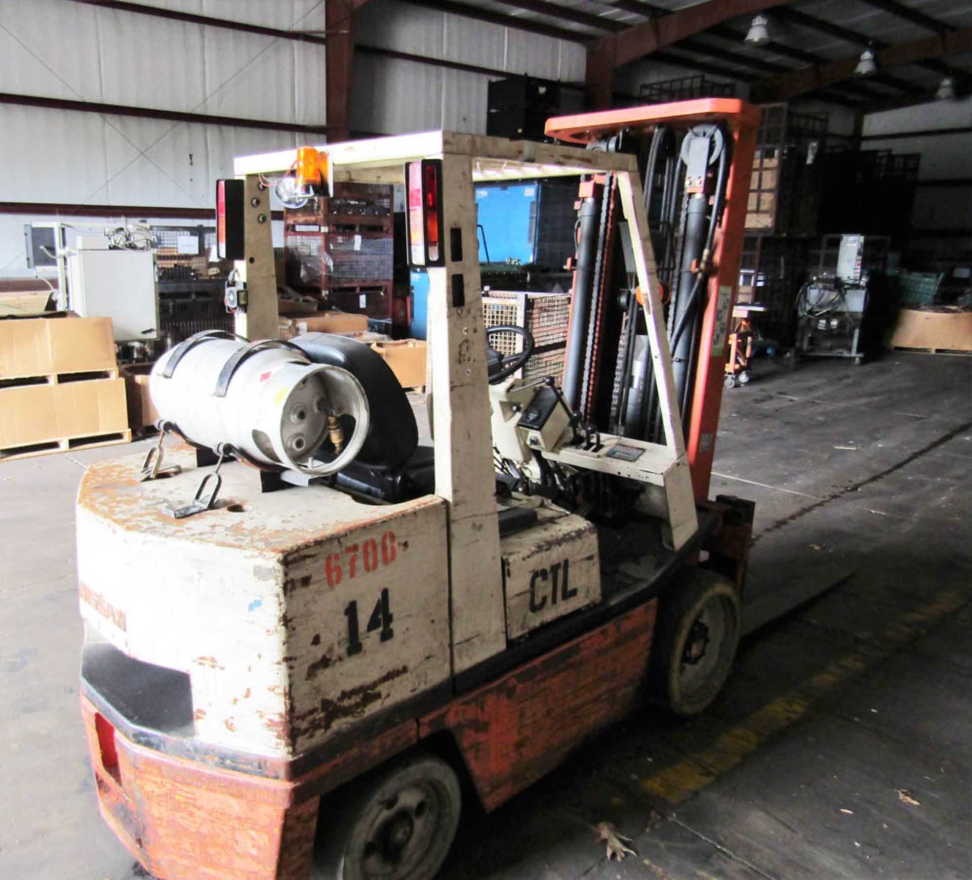 Nissan Forklift, 5000 LBS CAPACITY, MODEL KCUSHO2F35PV - Image 3 of 3