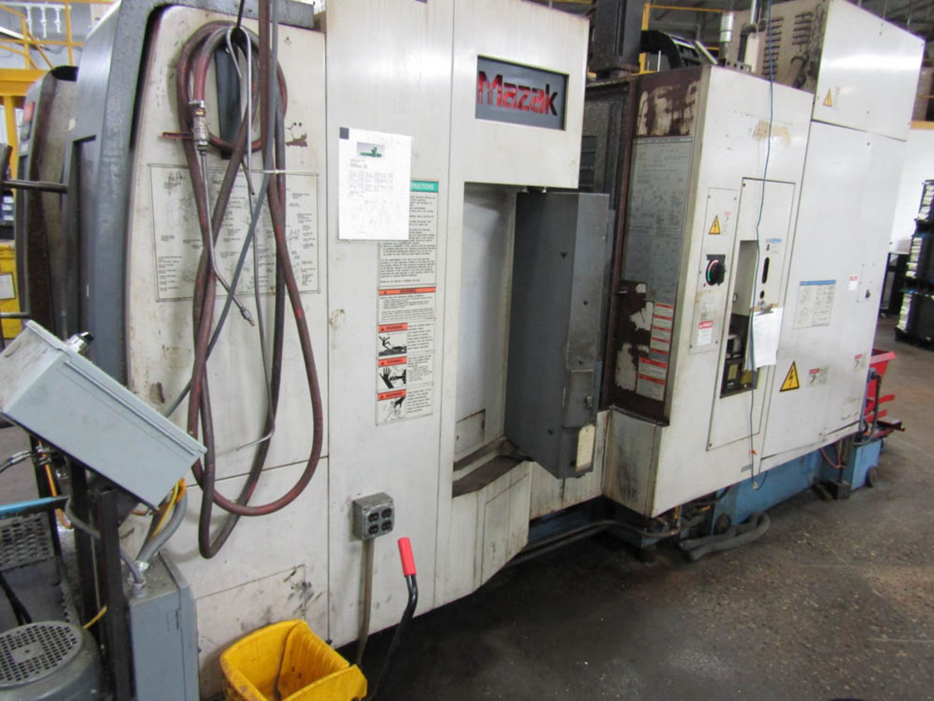 Mazak MDL PFH -4800 Horizontal Machining Center 40 Taper CNC, YR 2003, S/N 165676, Mazatrol Fusion - Image 8 of 9