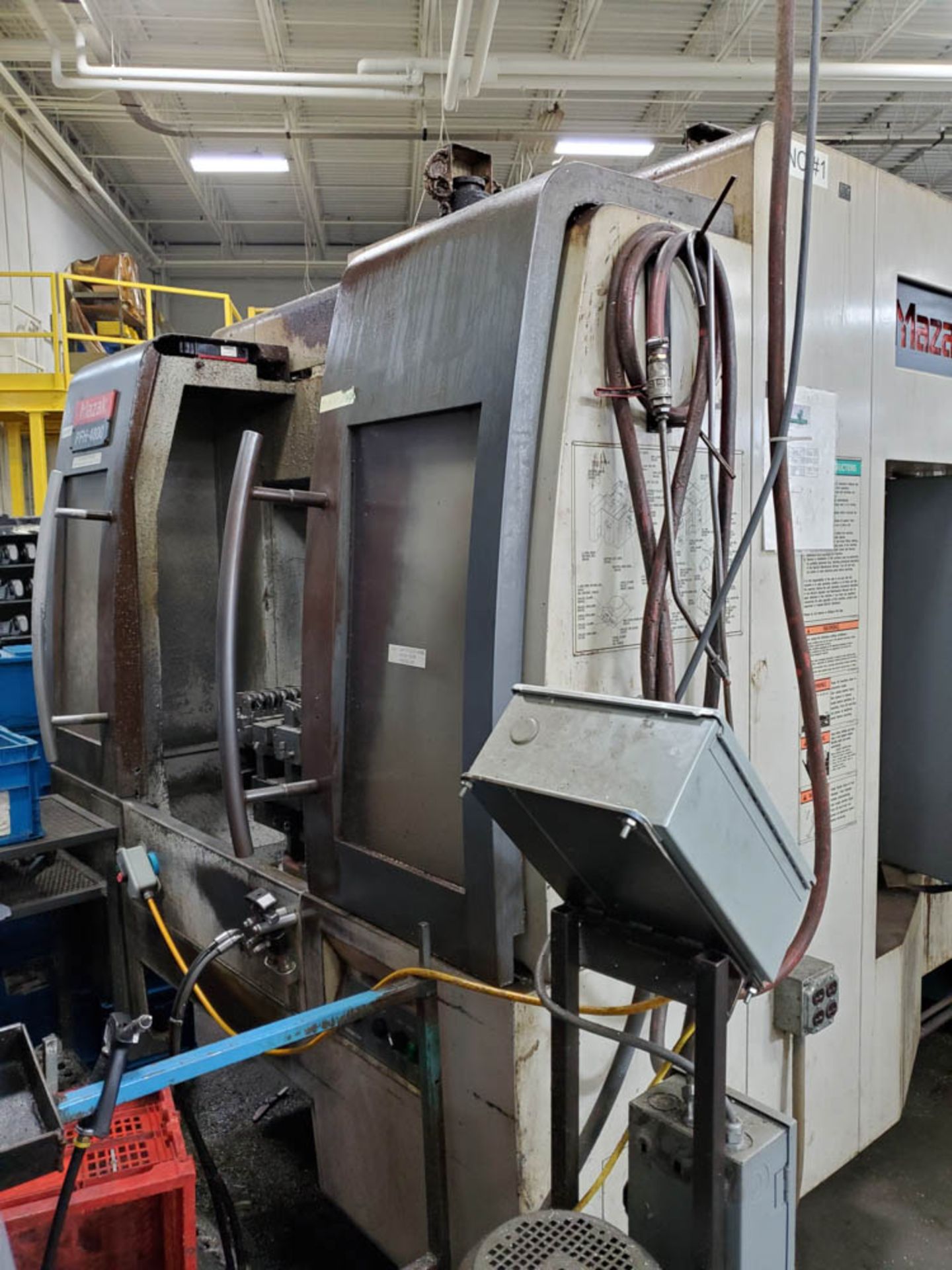 Mazak MDL PFH -4800 Horizontal Machining Center 40 Taper CNC, YR 2003, S/N 165676, Mazatrol Fusion - Image 6 of 9