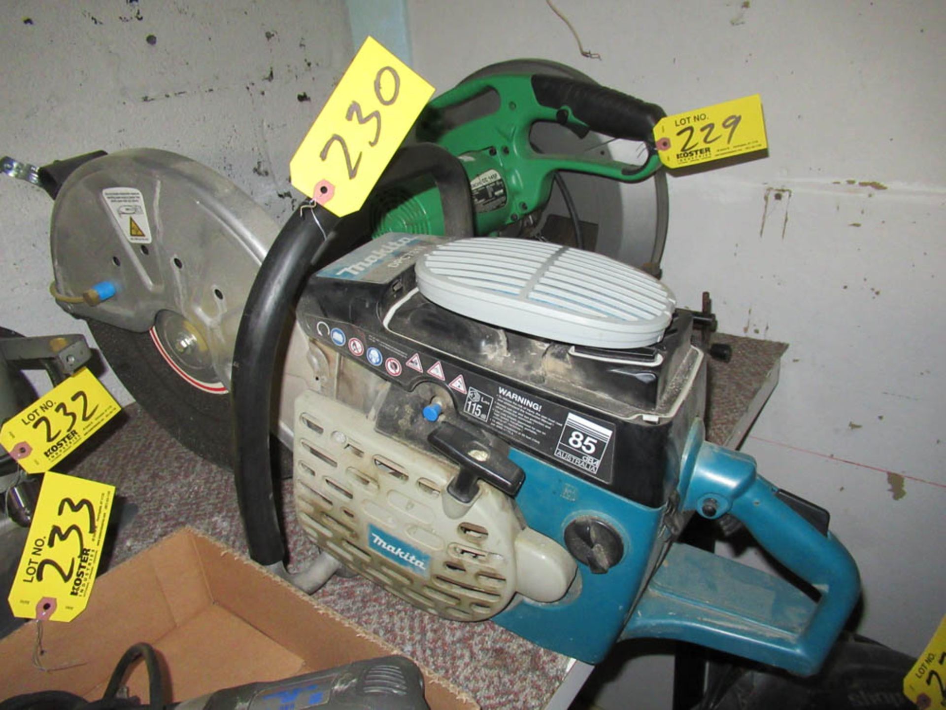 MAKITA MDL. DPC7311 STOKE GAS ABRASIVE CHOP SAW