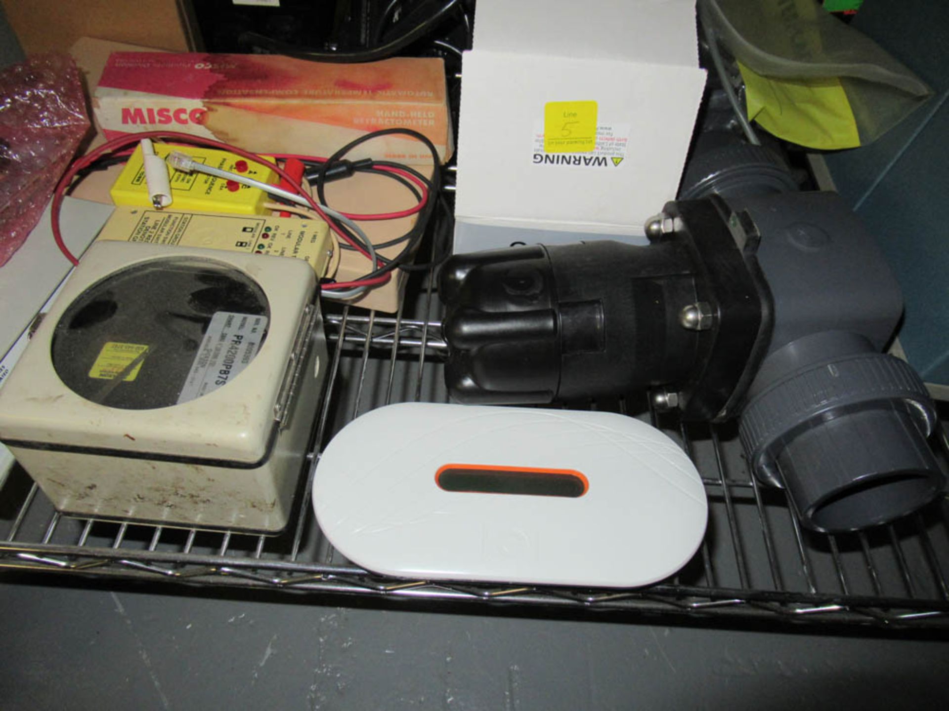ASSORTED TEST ITEMS & INSPECTION, CART - SEE PHOTO - Image 10 of 11