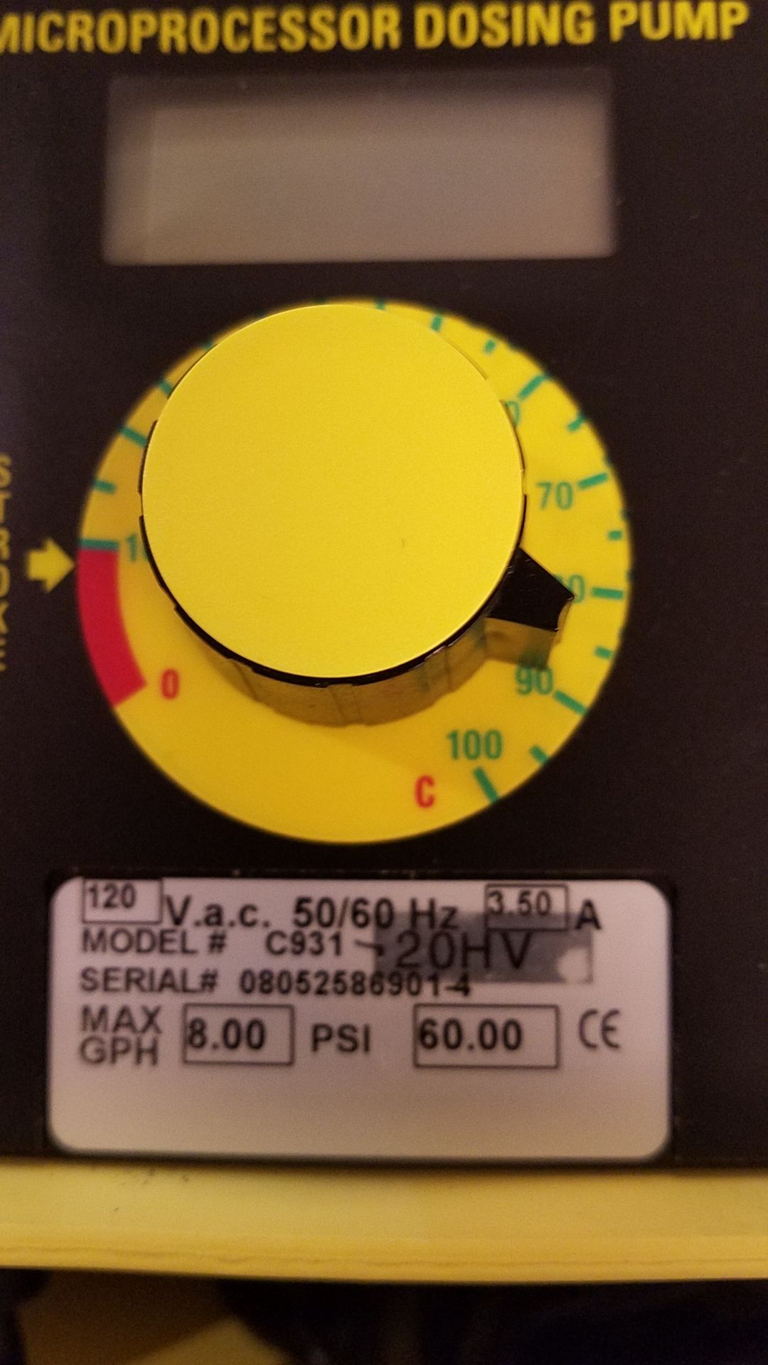 LMI Milton Roy Model C931 Microprossor Dosing Pump - Image 3 of 4