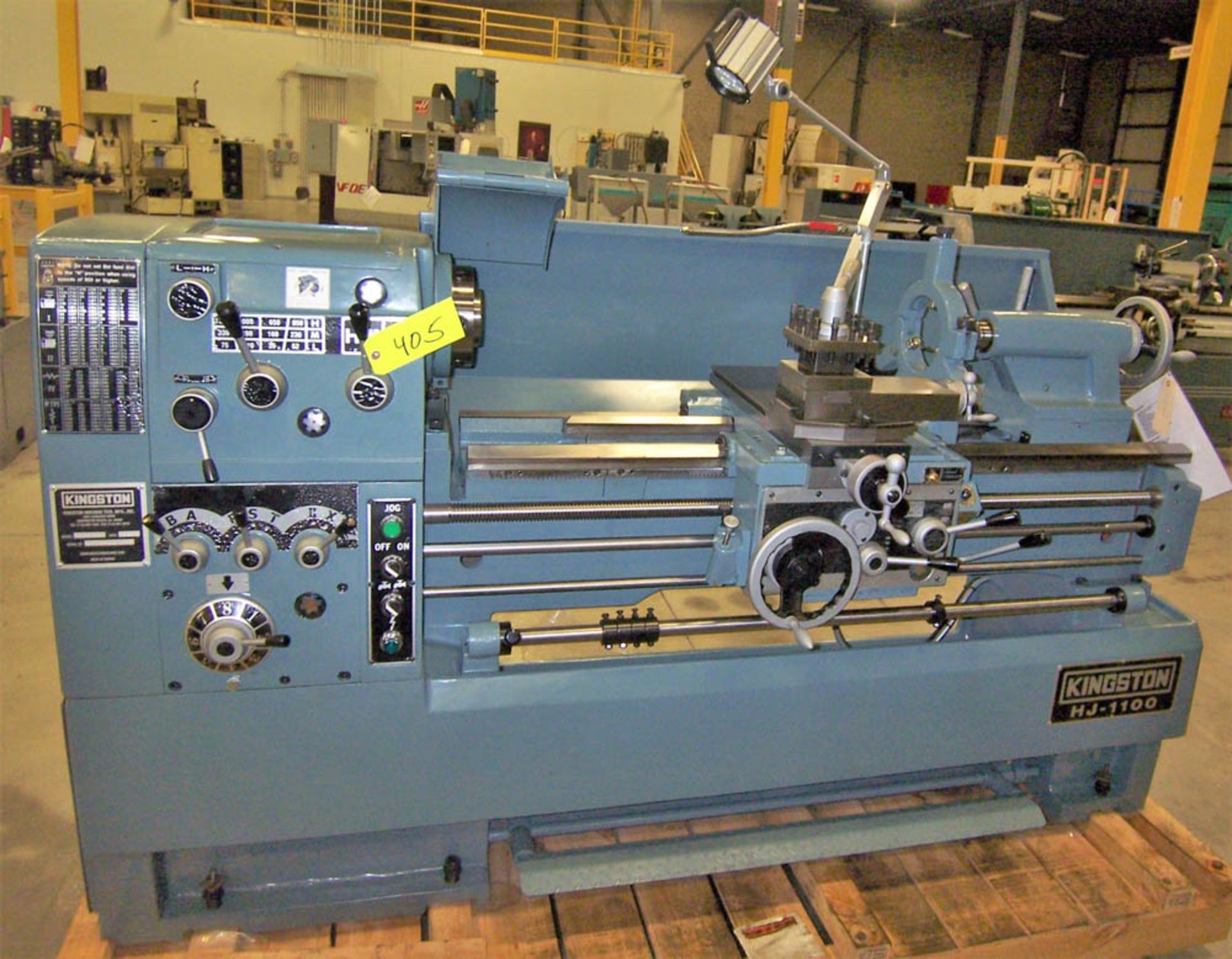 NEW KINGSTON MODEL HJ 1100 HIGH SPEED PRECISION GAP BED LATHE, SWING OVER BED: 17", SWING OVER CROSS