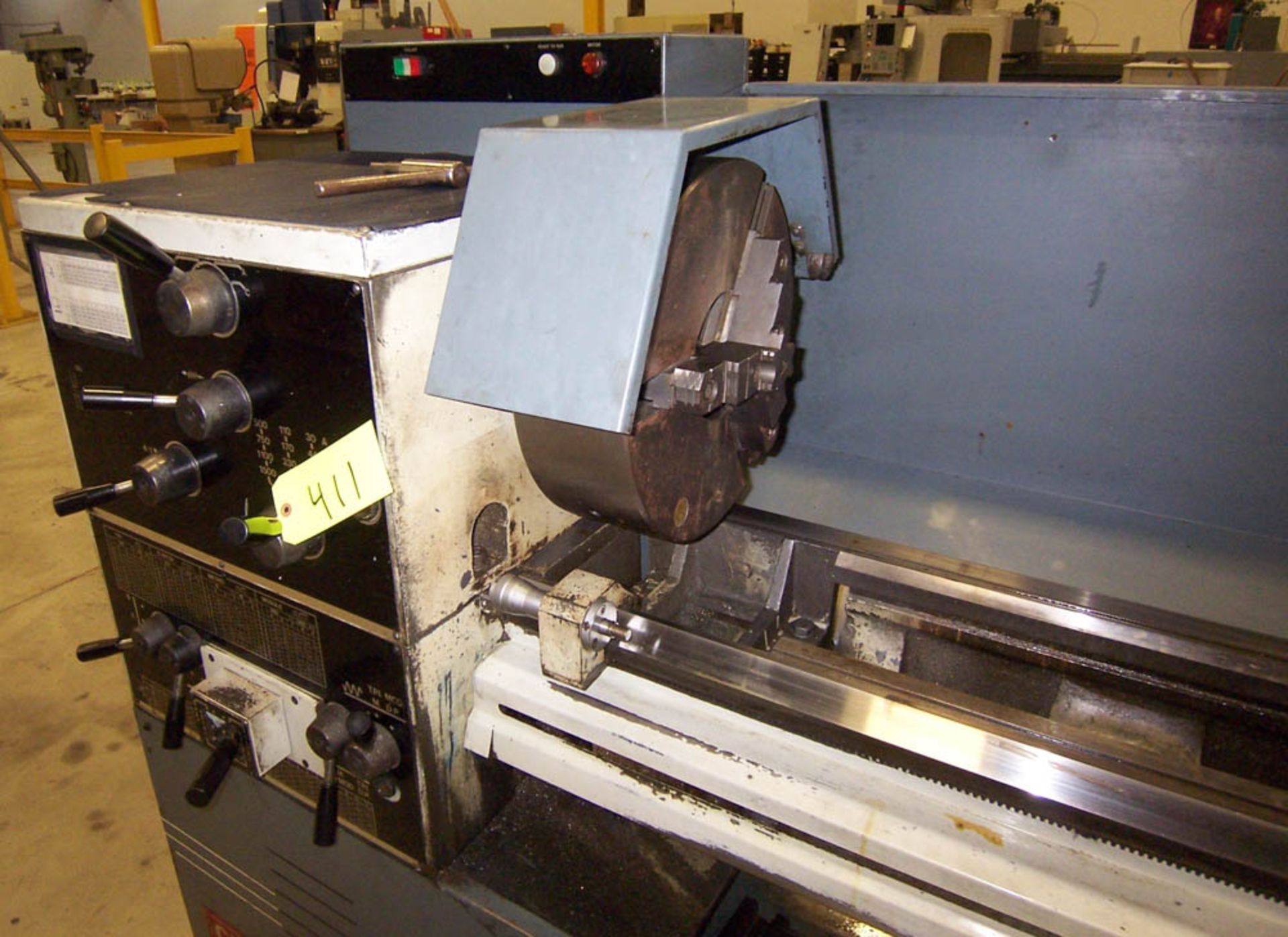 CLAUSING/METOSA MODEL C2087SS (SOFT START) GAP BED PRECISION ENGINE LATHE, SWING OVER BED - Image 4 of 4