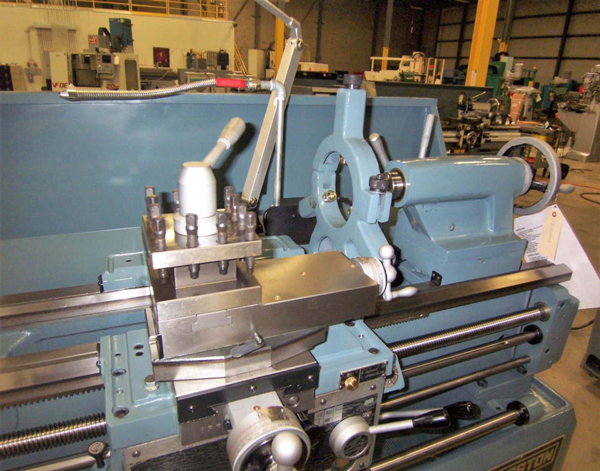 NEW KINGSTON MODEL HJ 1100 HIGH SPEED PRECISION GAP BED LATHE, SWING OVER BED: 17", SWING OVER CROSS - Image 3 of 4