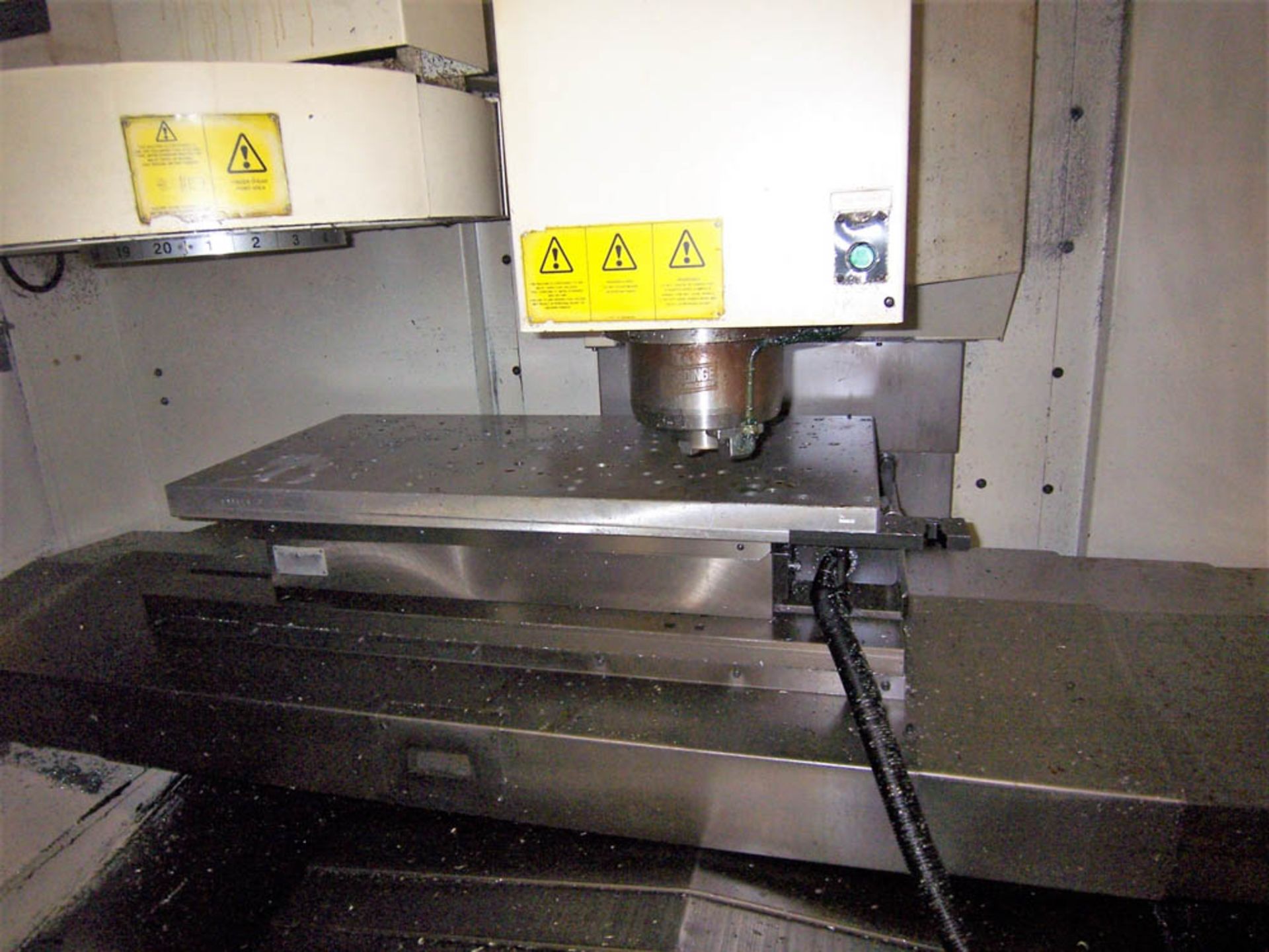 HARDINGE MODEL VMC1000II CNC VERTICAL MACHINING CENTER, WITH FANUC 18M CONTROL, TRAVELS: X-AXIS - Image 3 of 5