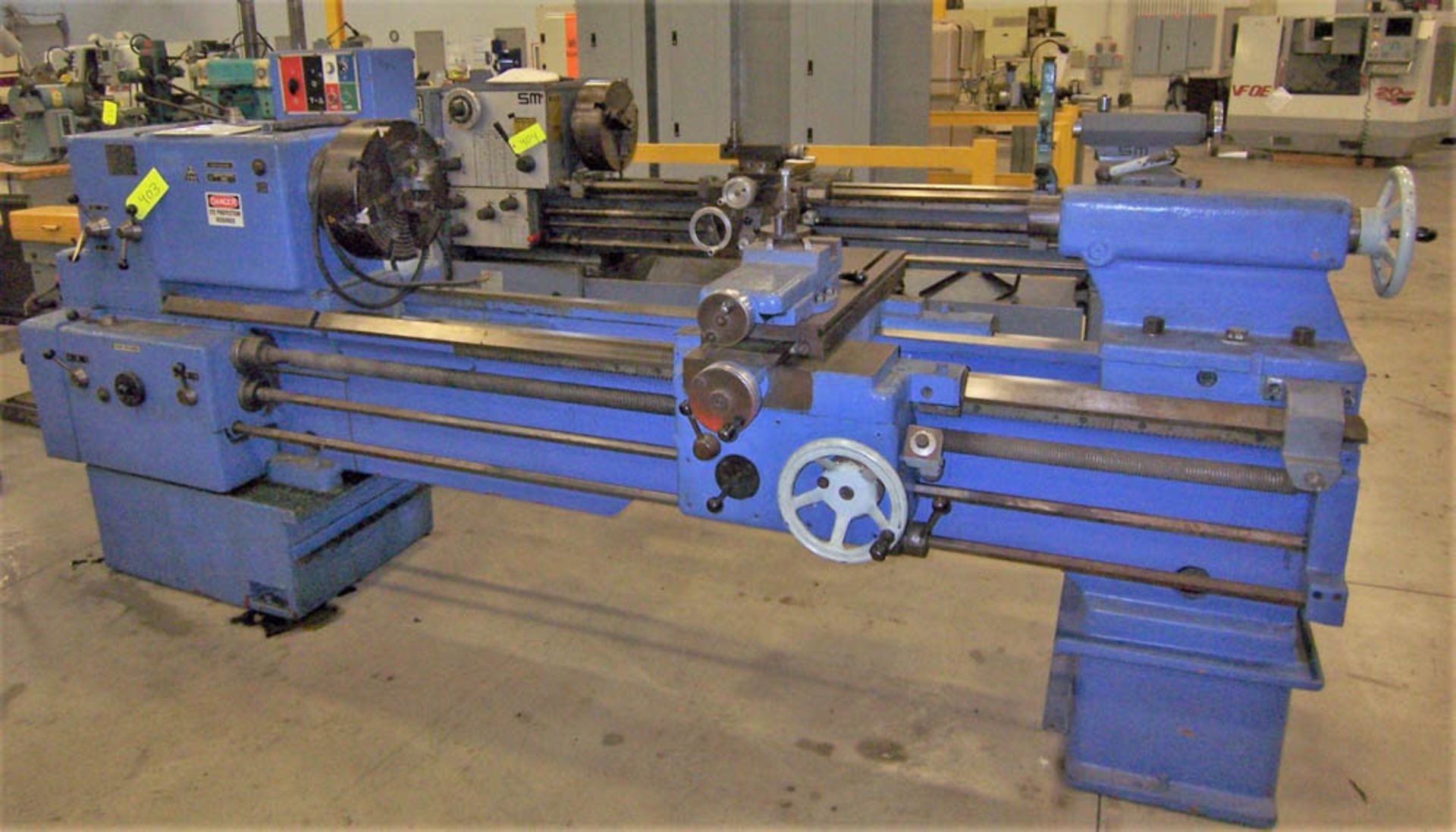 TOS TRENCIN MODEL SN63B/1500 ENGINE LATHE, SWING OVER BED CAPACITY: 25”, SWING OVER CROSS SLIDE: - Image 2 of 3