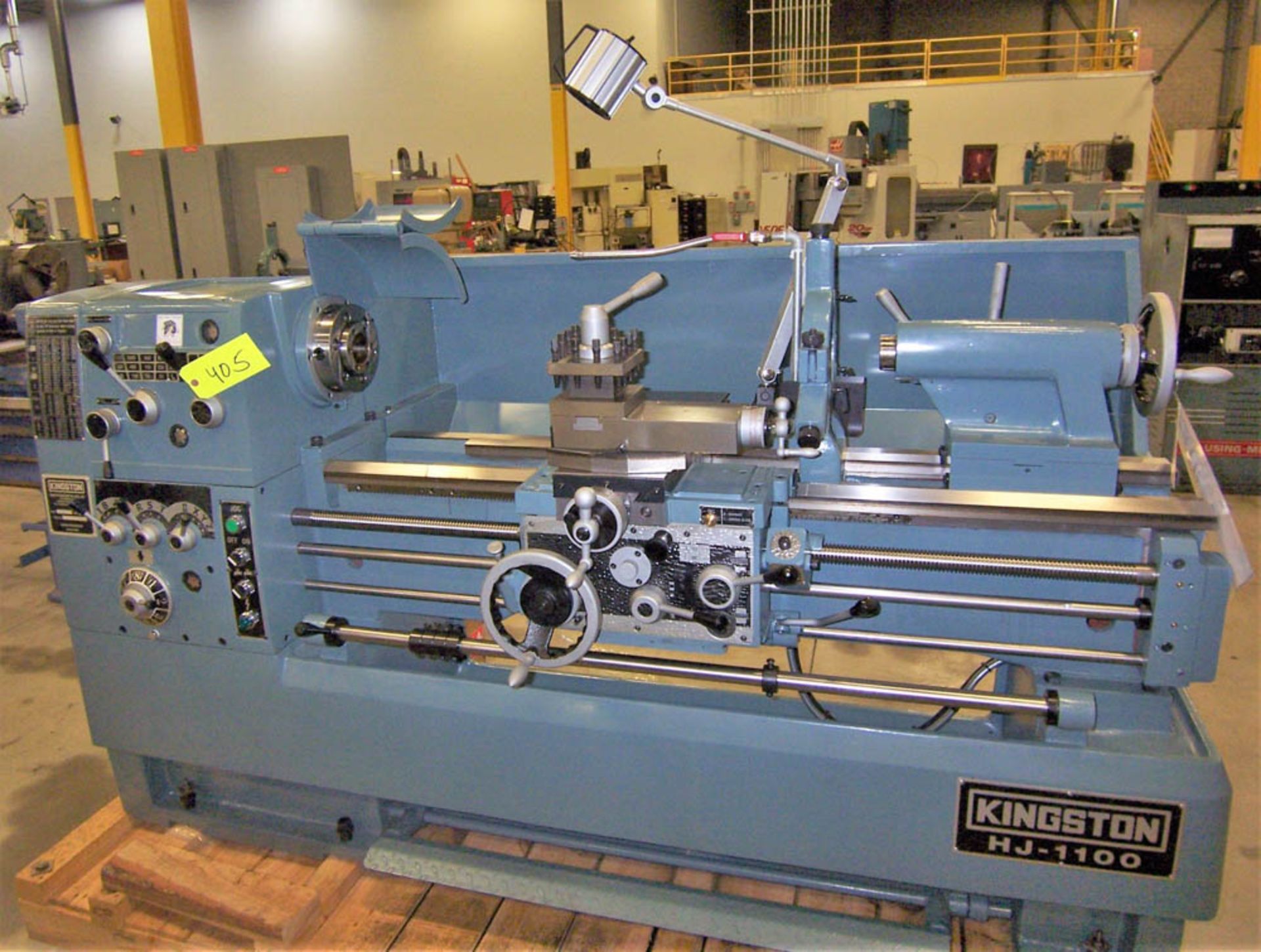 NEW KINGSTON MODEL HJ 1100 HIGH SPEED PRECISION GAP BED LATHE, SWING OVER BED: 17", SWING OVER CROSS - Image 2 of 4