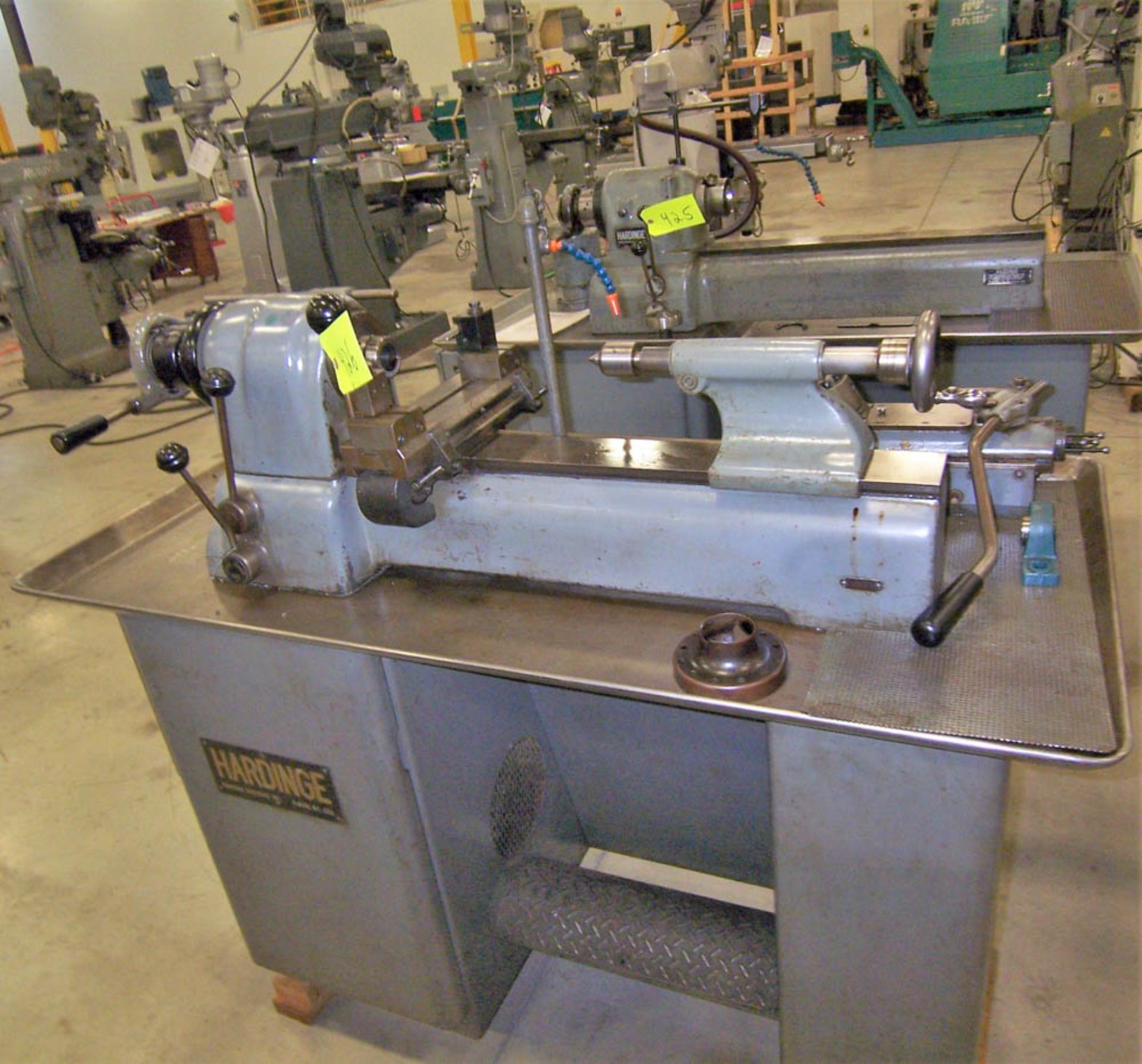 HARDINGE DV-59 SECOND OPERATION LATHE, SPINDLE CAPACITY / 5C ROUND: 1-1/16", BED LENGTH: 36", - Image 2 of 4