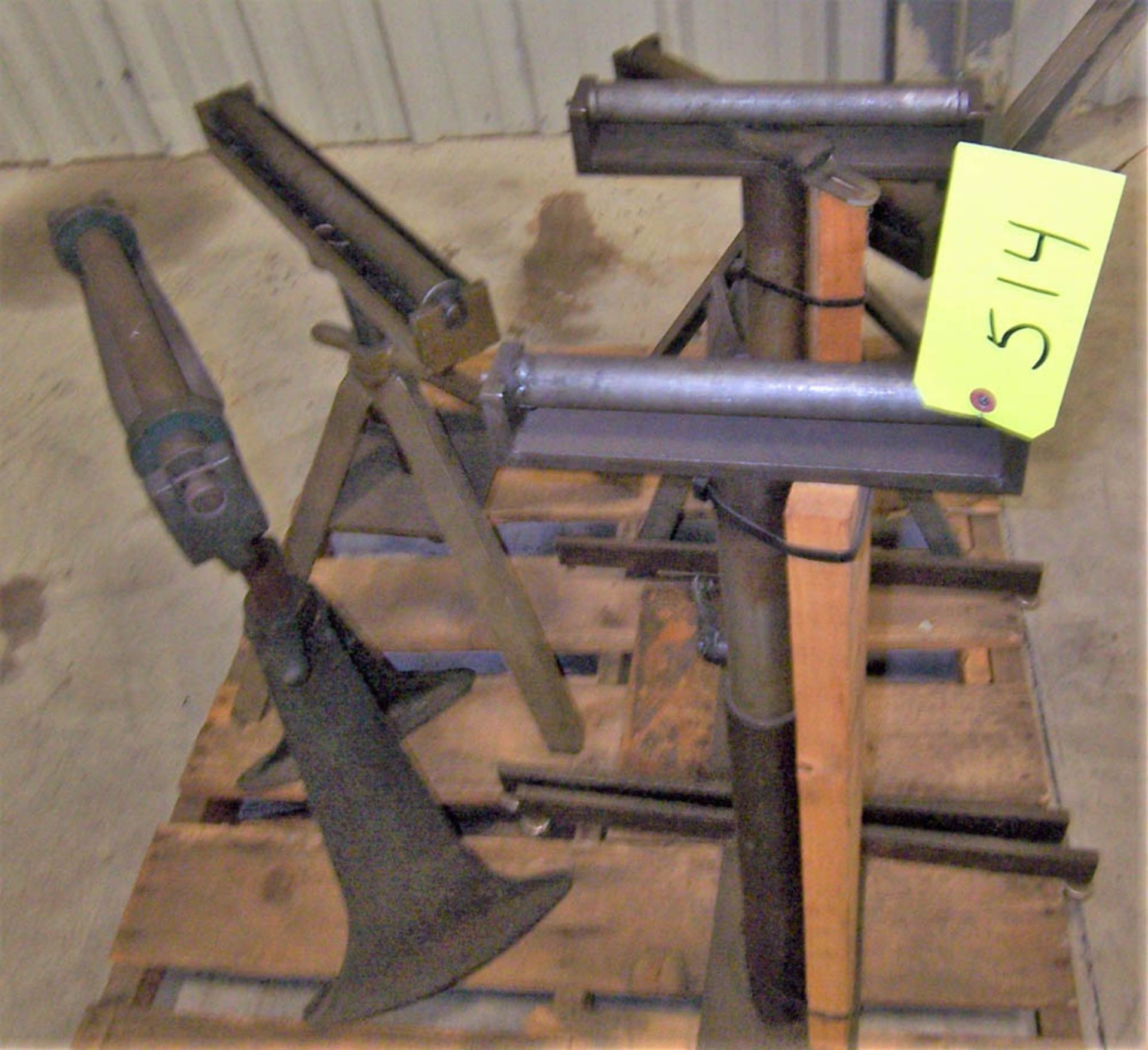 LOT OF ROLLER STOCK STANDS