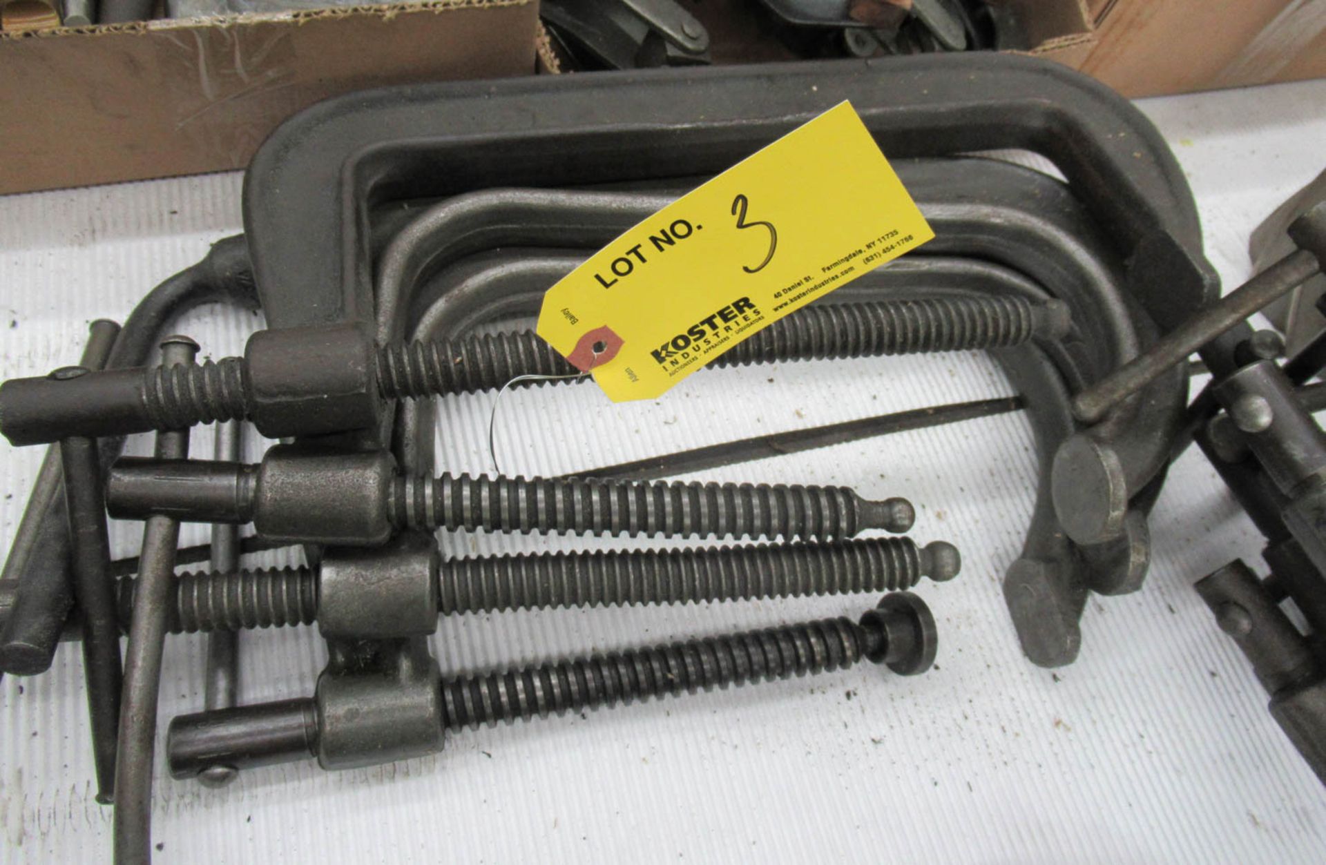 ASSORTED C-CLAMPS