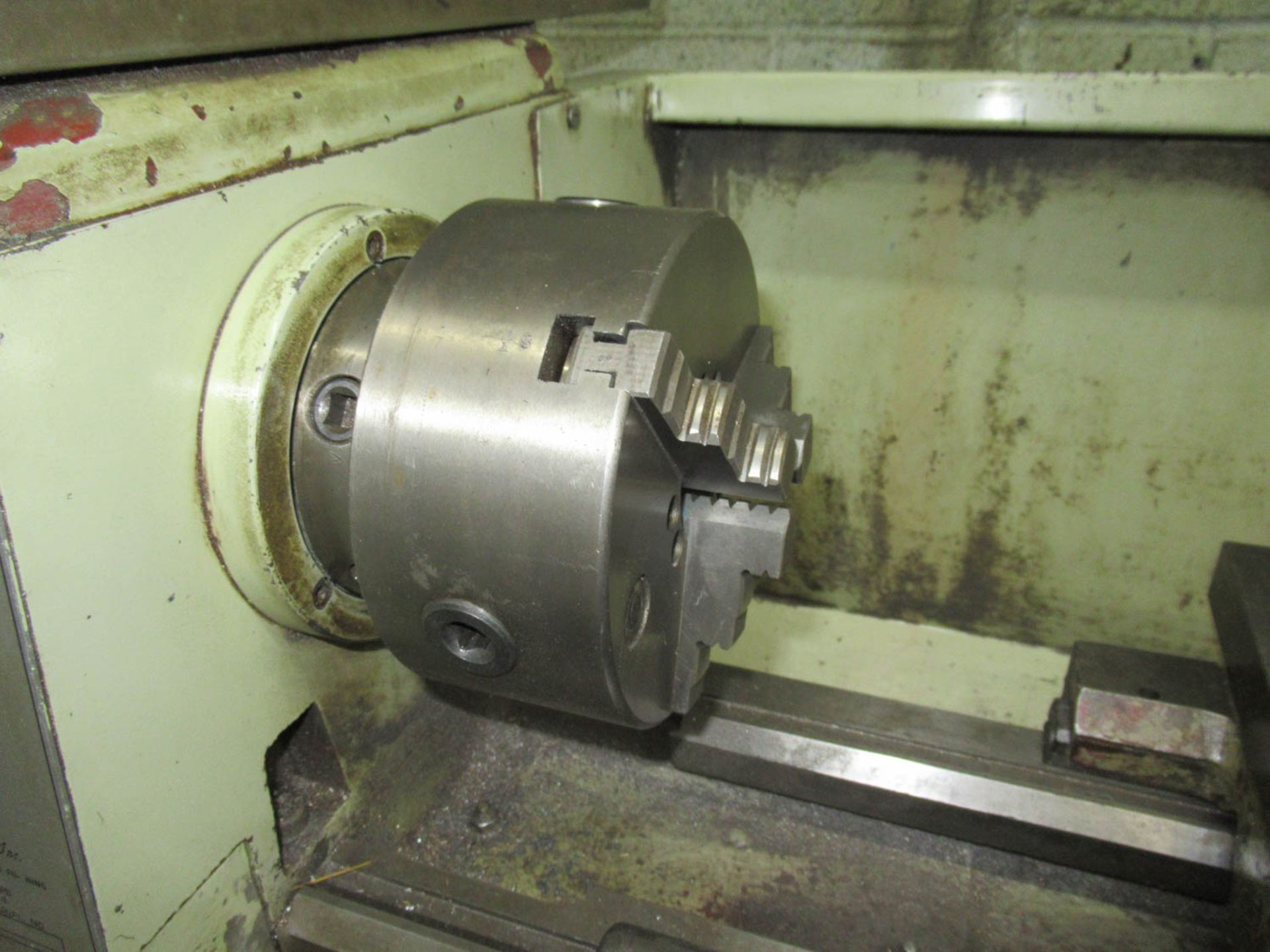 12" X 30" GALLIN MDL. 3601 LATHE, INCH / METRIC THREADING, 8-SPINDLE SPEEDS, 105-2000 RPM, CAMLOC - Image 4 of 7