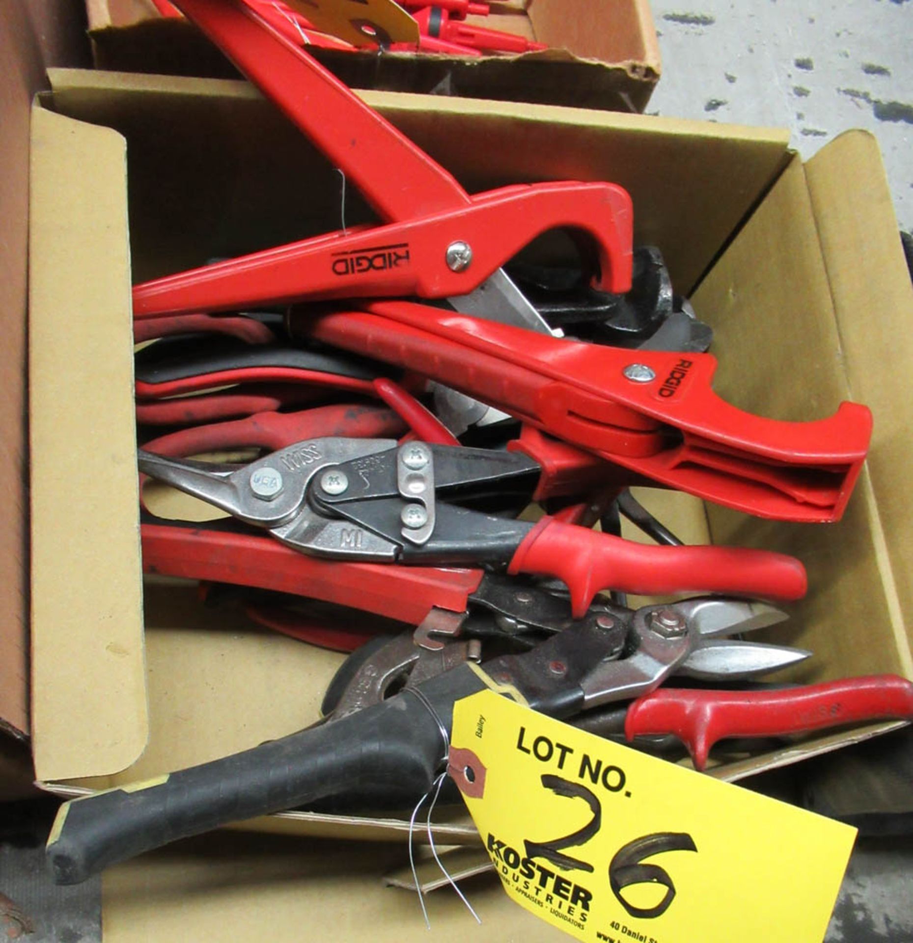 ASSORTED RIDGID CUTTERS & MISCELLANEOUS