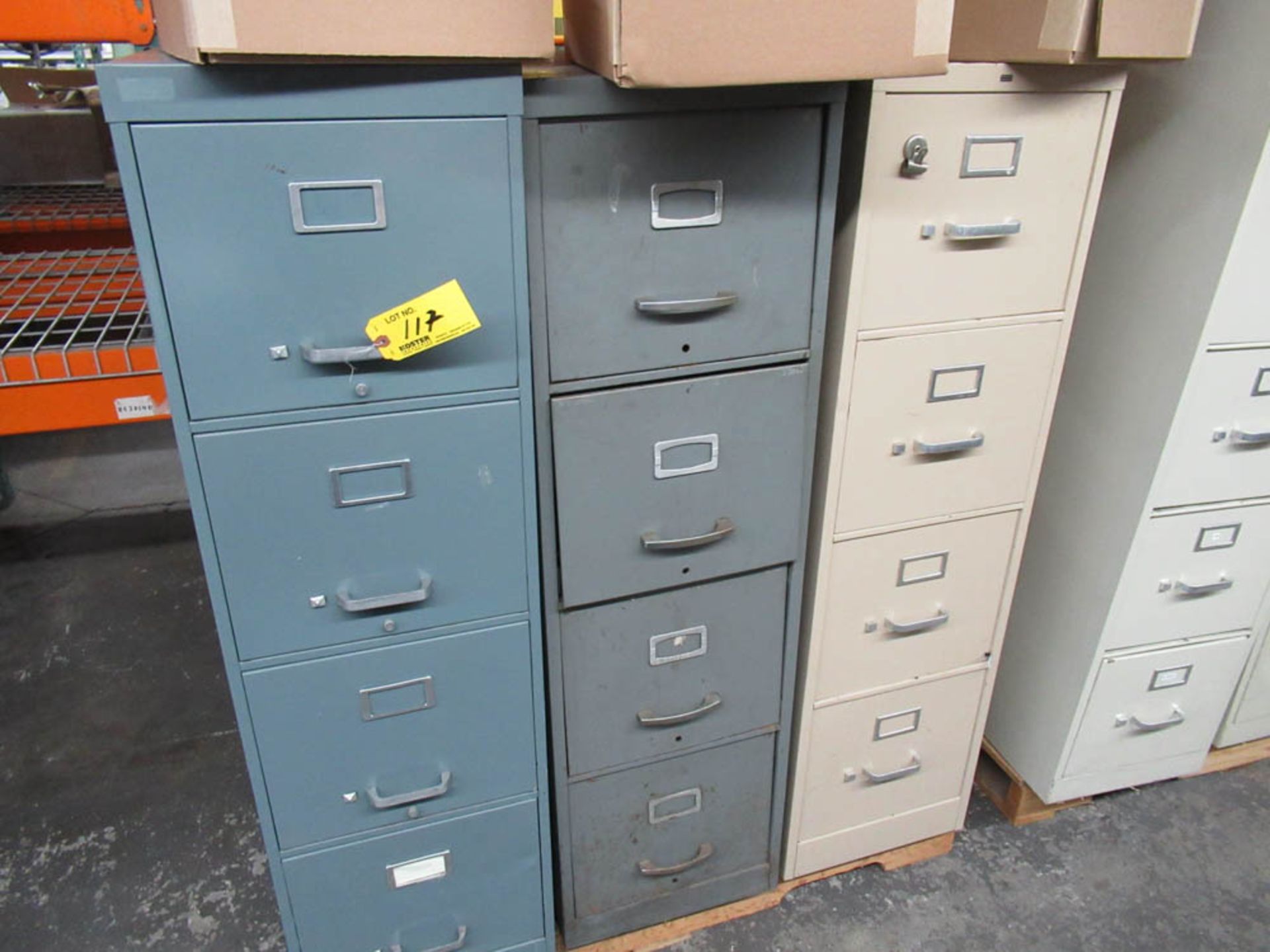 [5] 4-DRAWER, [4] 5-DRAWER, [2] 2-DRAWER FILE CABINETS