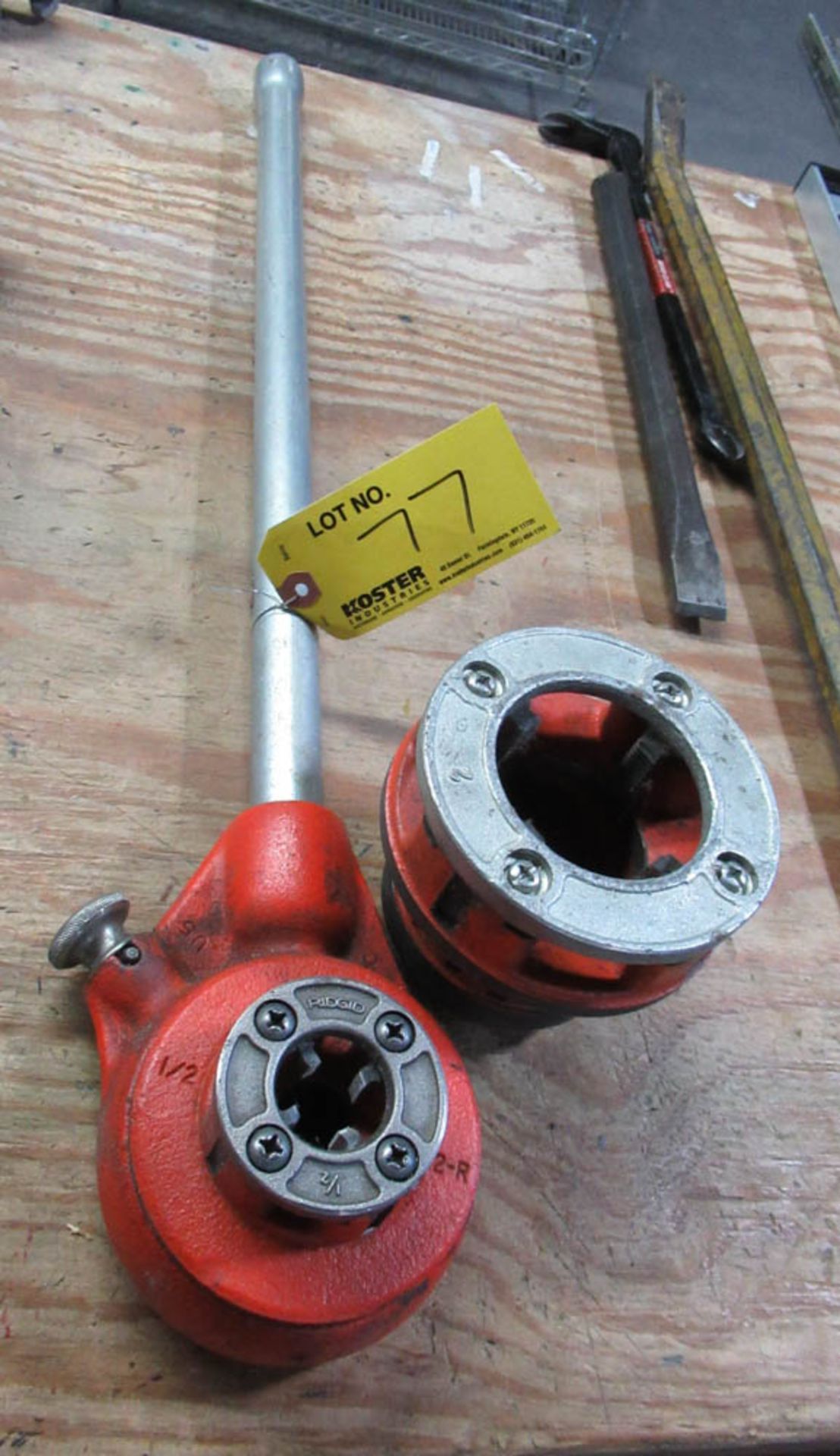 RIDGID 1/2" & 2" THREADING HEADS