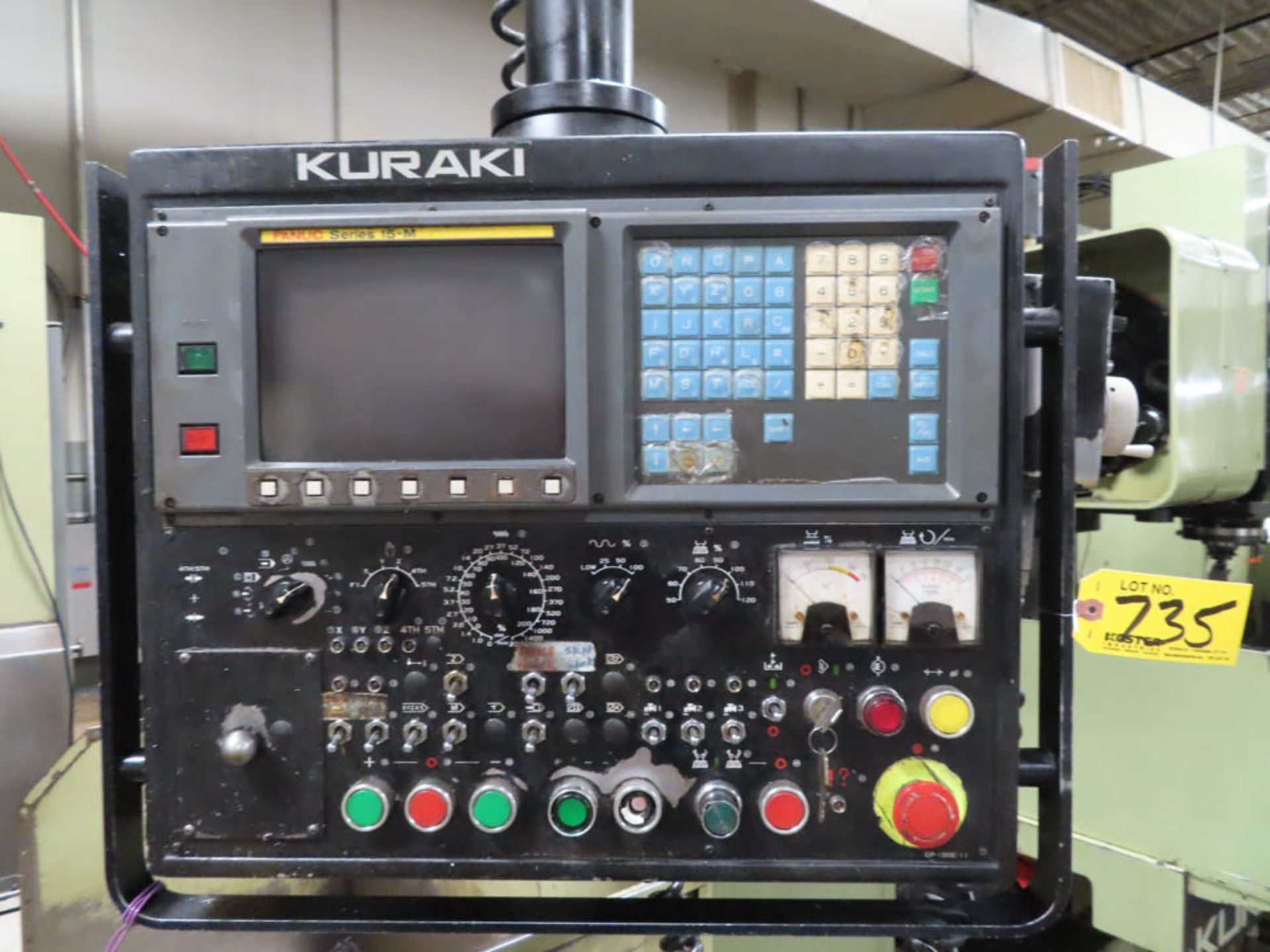 KURAKI MDL. KV-1000 VERTICAL MACHINING CENTER, TRAVELS: X-41.34", Y-21.65", Z-23.62", BT-50 TAPER - Image 3 of 7