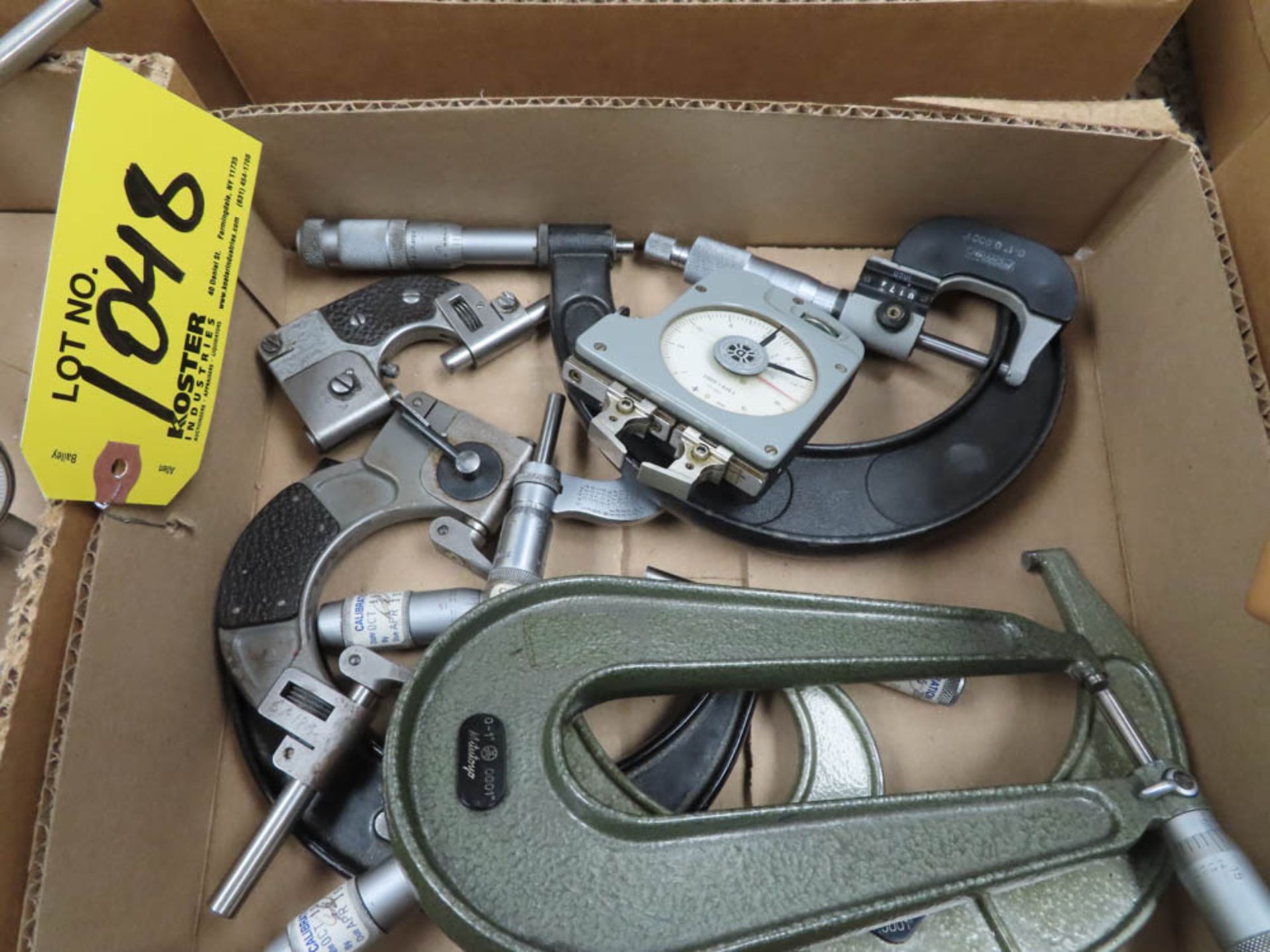 LOT OF ASSORTED MICROMETERS
