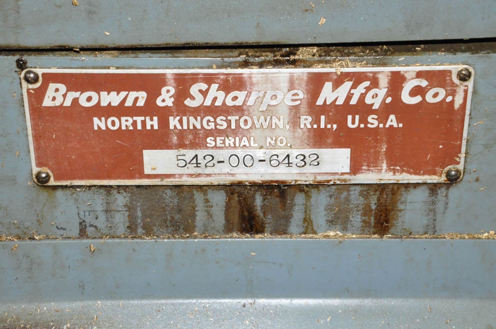 BROWN & SHARPE MDL. ULTRA, 1/2" CAPACITY AUTOMATIC SCREW MACHINE, S/N:542-00-6432, WITH SINGLE - Image 6 of 6