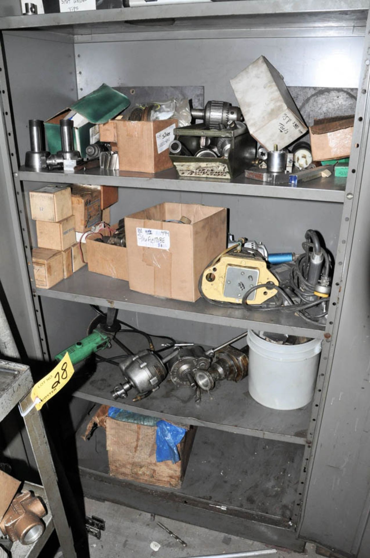 (2) 2-DOOR CABINETS WITH MACHINE MAINTENANCE CONTENTS, (CONTROLLER ON TOP NOT INCLUDED) - Image 3 of 4