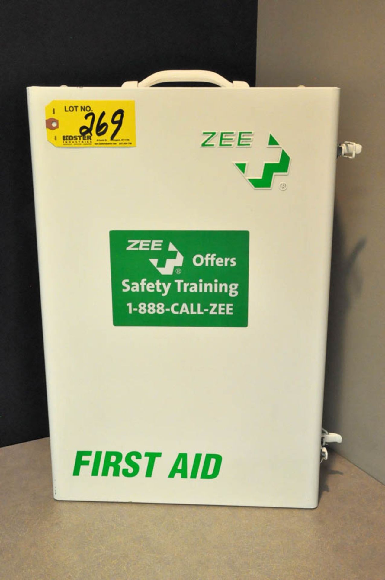 ZEE FIRST AID KIT WITH PARTIAL CONTENTS