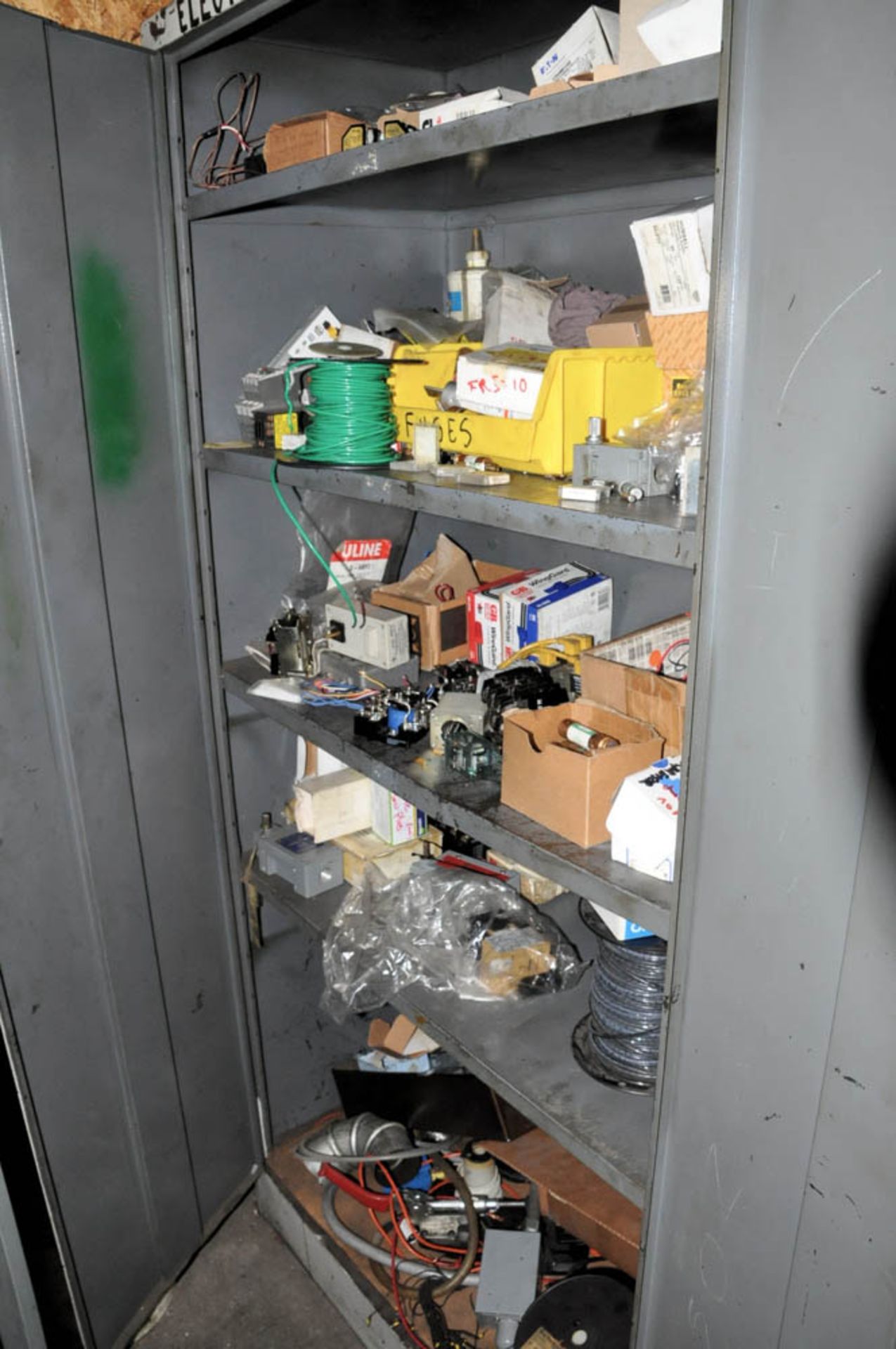 (4) STORAGE CABINETS WITH MACHINE MAINTENANCE CONTENTS - Image 5 of 6