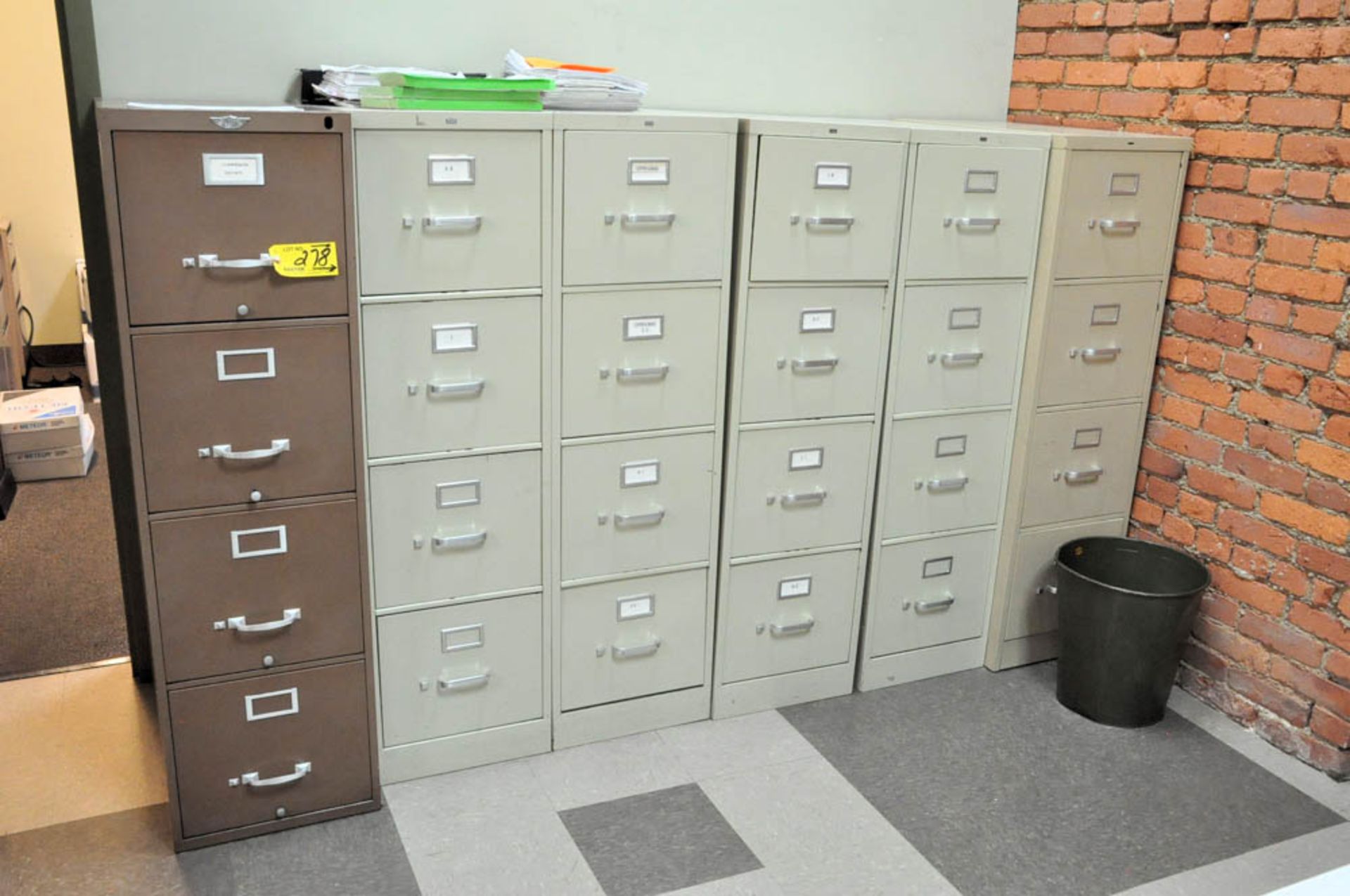 (8) 4-DRAWER FILE CABINETS