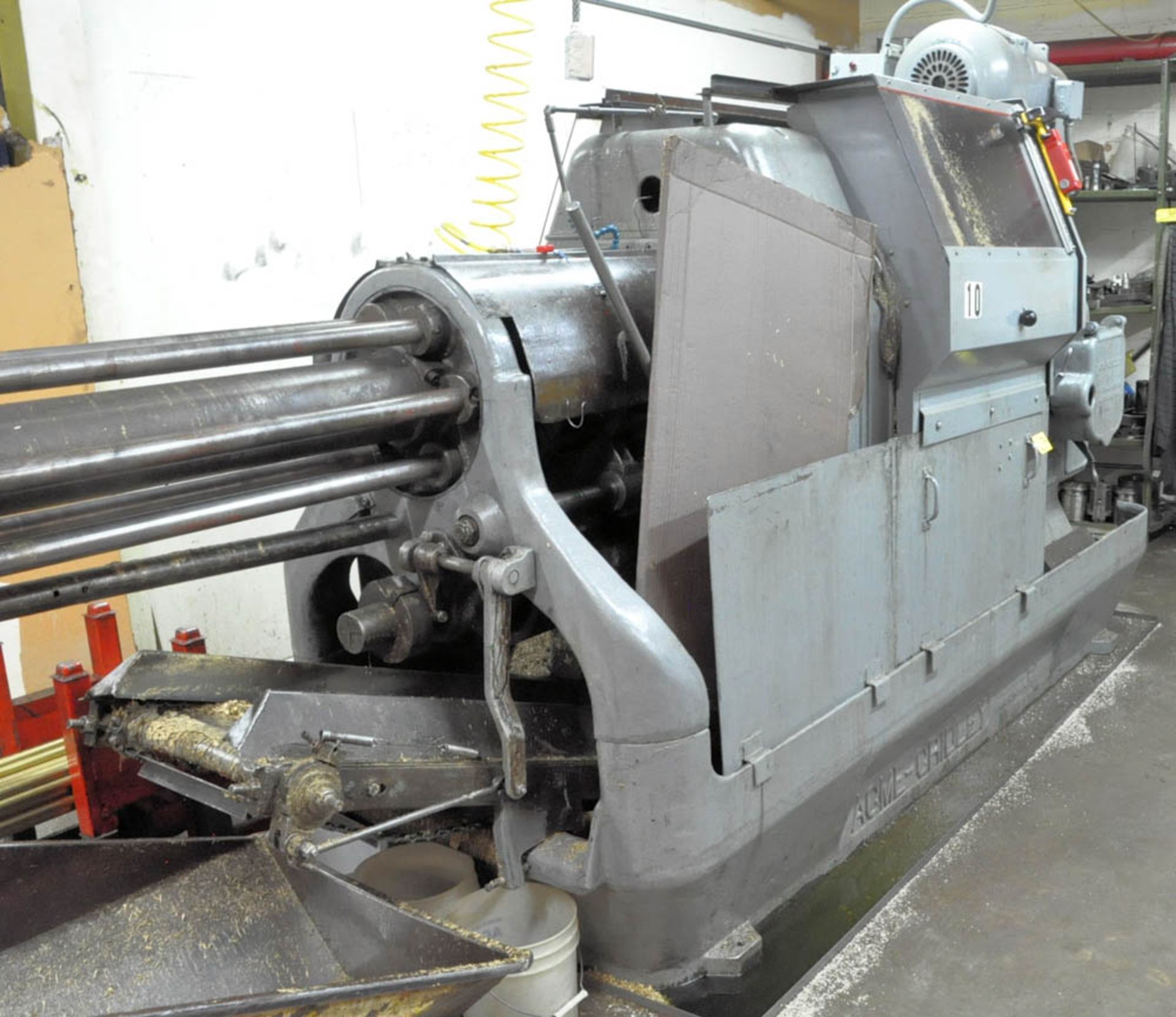 ACME-GRIDLEY MDL. RA-6, 1 1/4" CAPACITY AUTOMATIC SCREW MACHINE, S/N:70284, WITH 6-BARREL FEED AND - Image 3 of 4