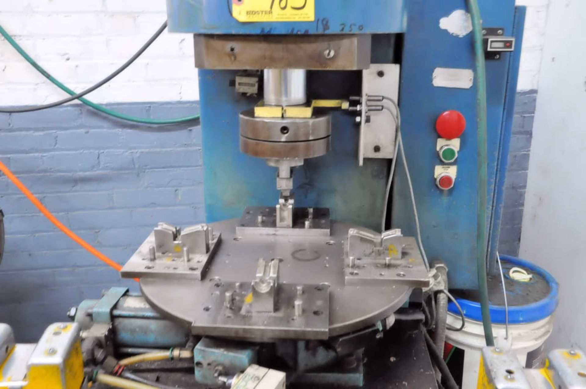 AIR-HYDRAULICS MDL. SH-500, HYDRAULIC STAKING PRESS, S/N:4180/95595, PUSH BUTTON CONTROLS - Image 2 of 3