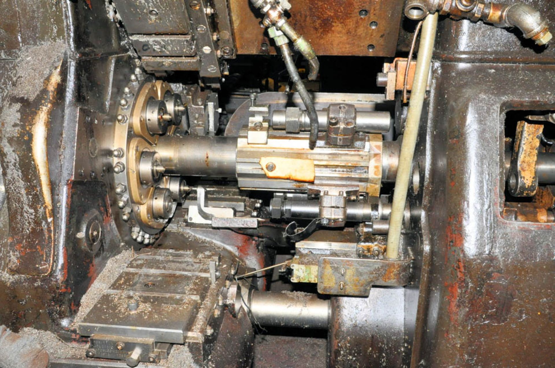 ACME-GRIDLEY MDL. RA-6, 9/16" CAPACITY AUTOMATIC SCREW MACHINE, S/N:22571, WITH 6-BARREL FEED - Image 2 of 3