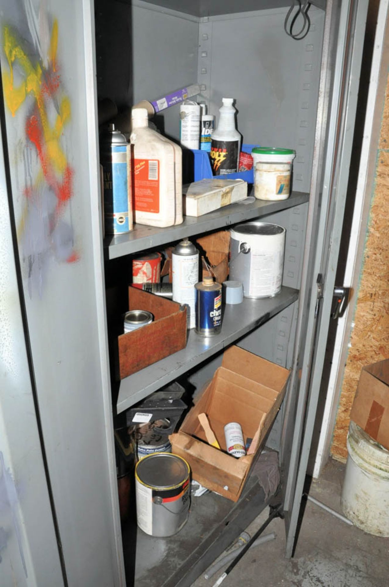 (4) STORAGE CABINETS WITH MACHINE MAINTENANCE CONTENTS - Image 6 of 6