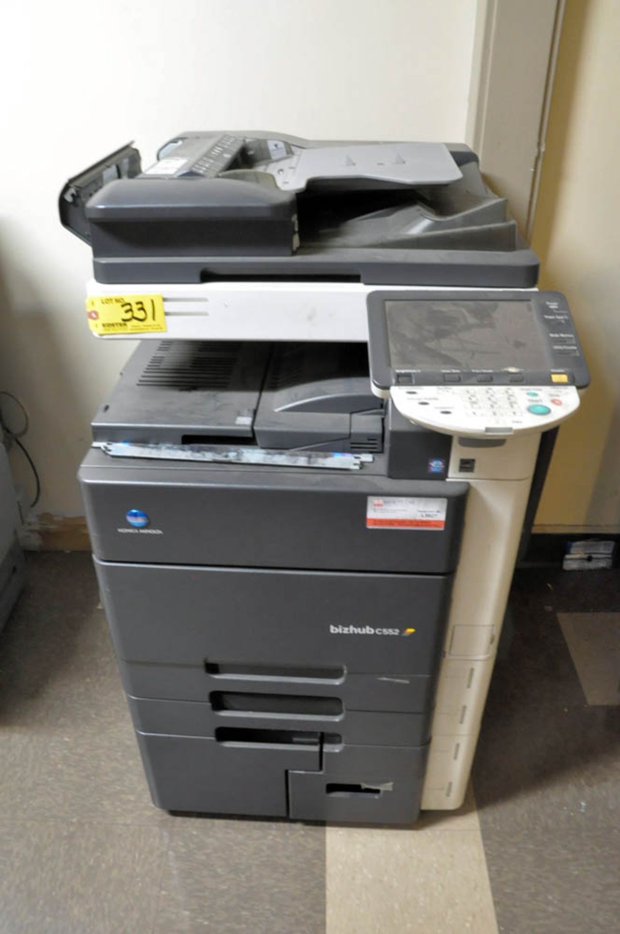 KONICA MINOLTA BIZHUB C552 COPIER, (NOT IN SERVICE)