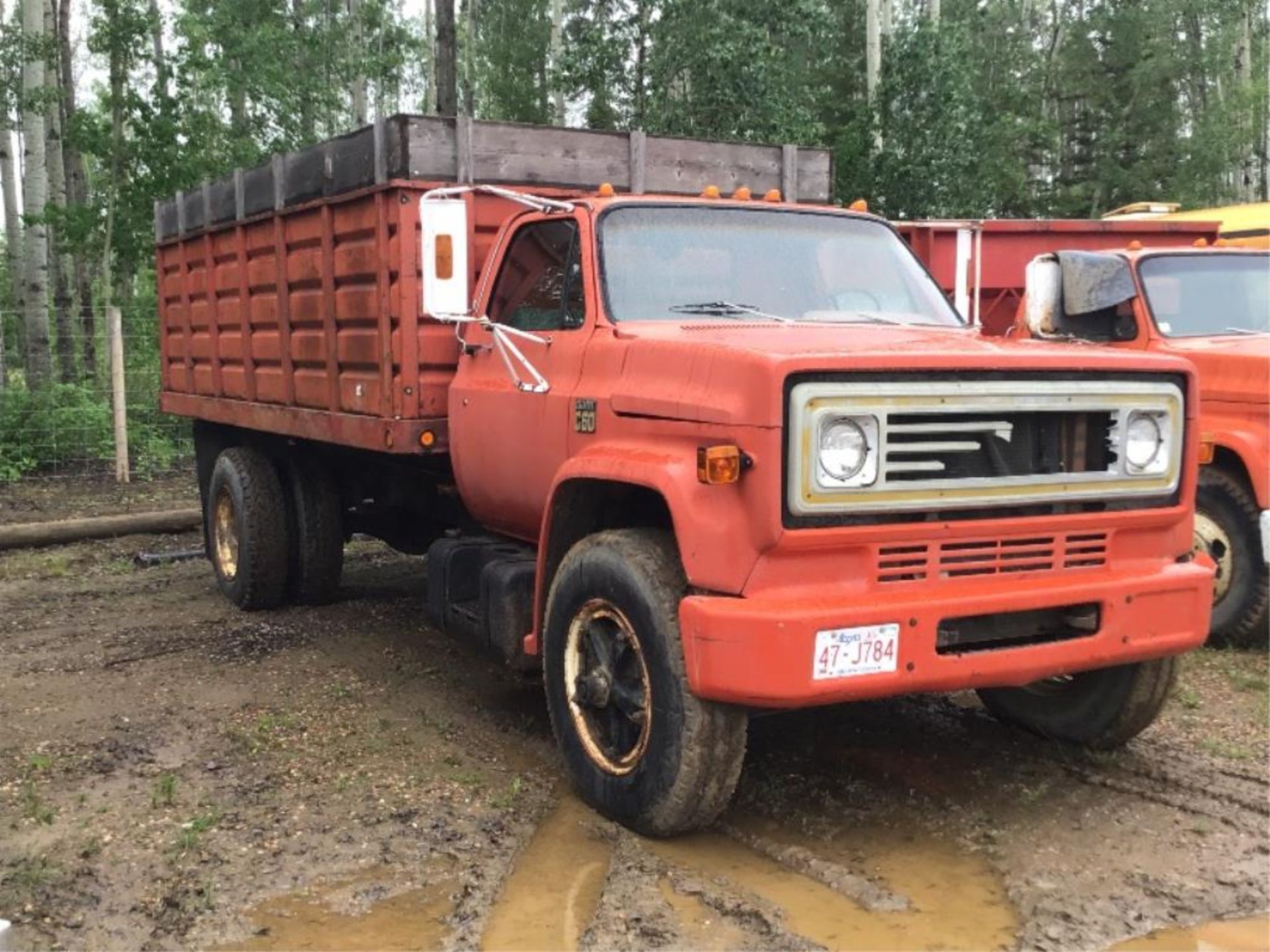 Chevy C60 S/A Grain Truck VIN CCE625V148498 10spd Trans, Steel Box & Hoist - Image 2 of 11