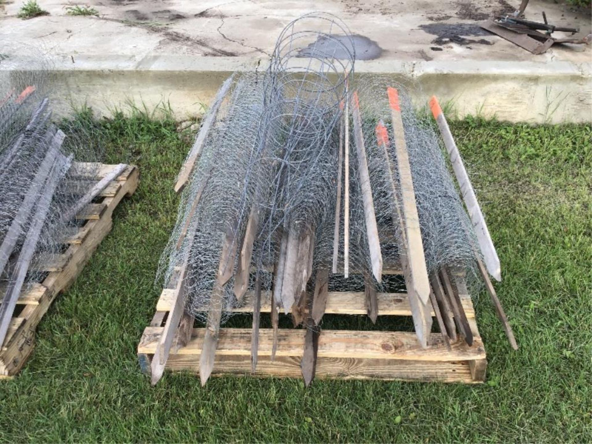 Pallet of Pea Fence Wire