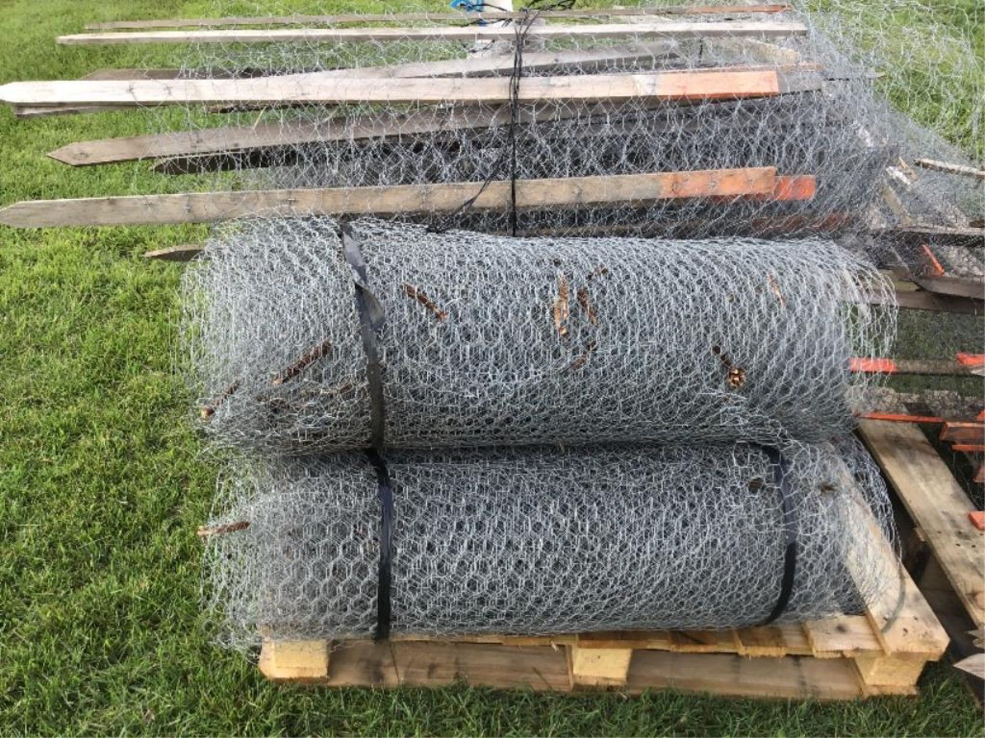 Pallet of Pea Fence Wire