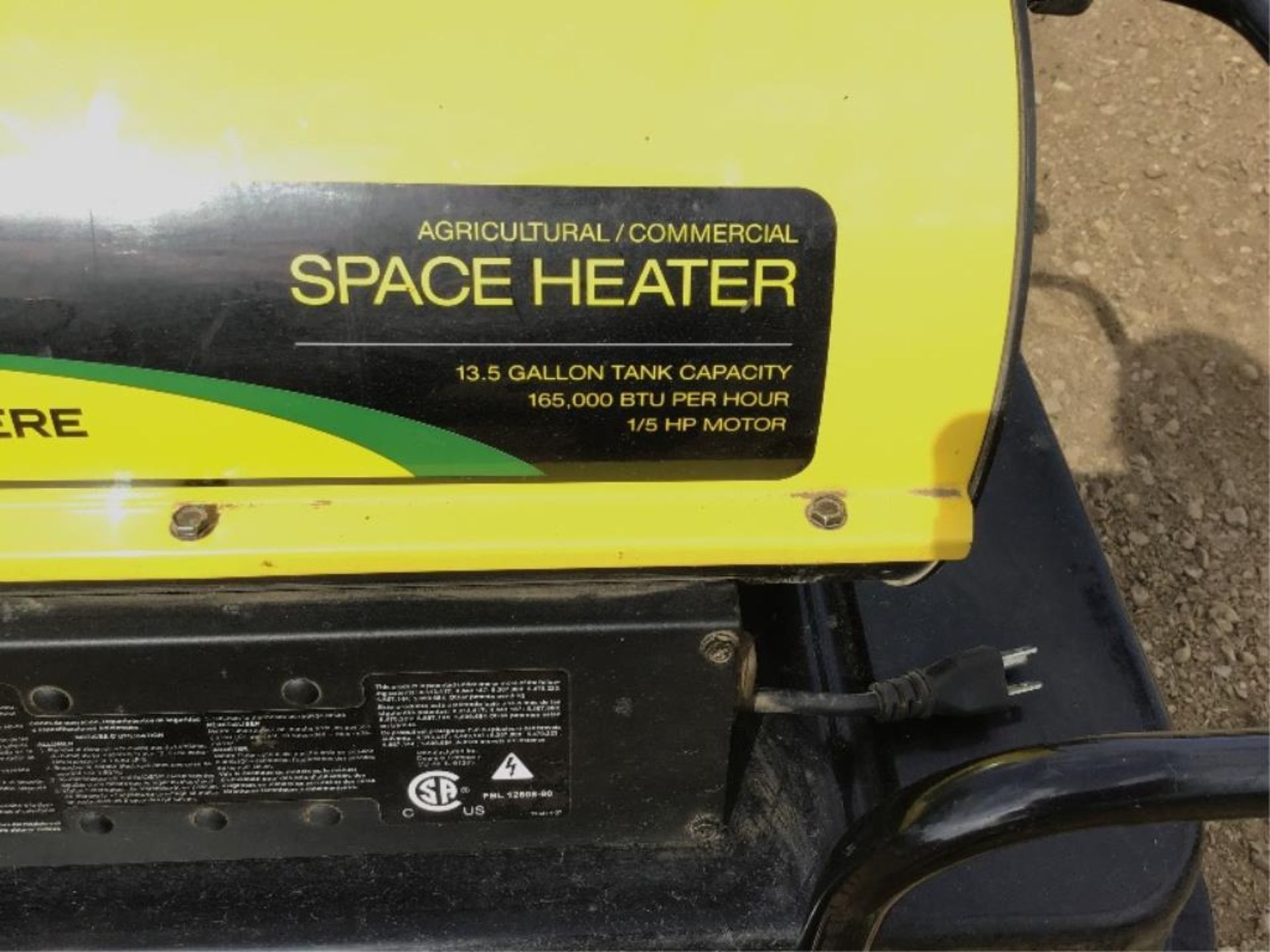 John Deere 165,000BTU Space Heater - Image 2 of 2