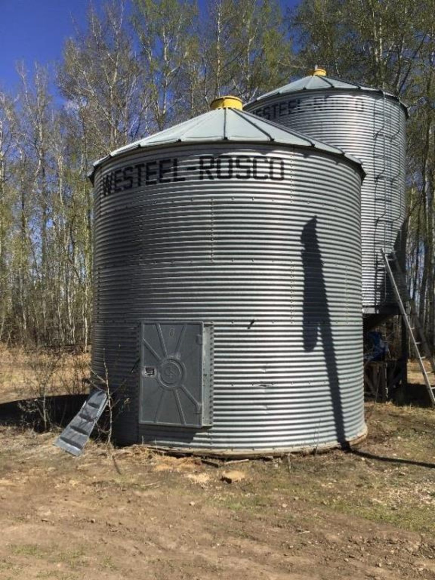 Westeel Rosco 1650bu 14' x 5-Ring Grain Bin Aeration in Floor