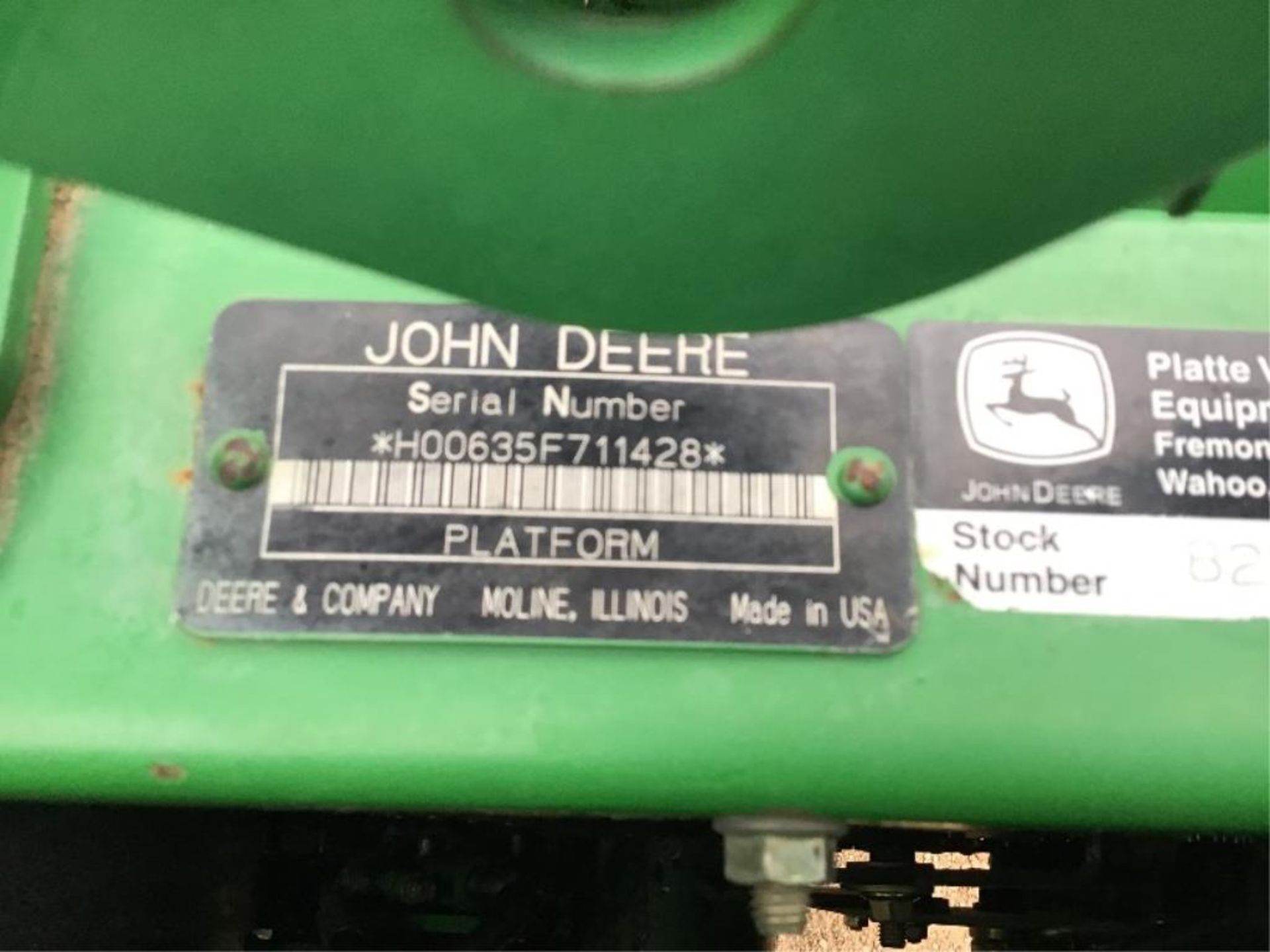 2009 John Deere 635F 35ft Hydra Flex Header s/n H00635F711428 Full length retractable fingers, For & - Image 6 of 9