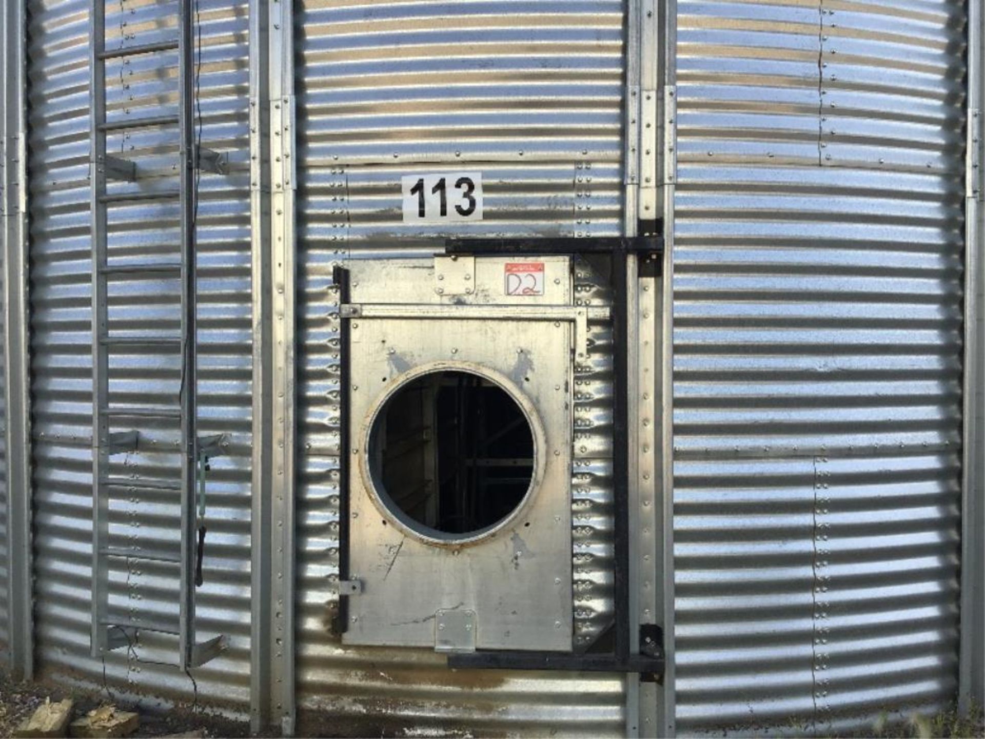 +/-15000bu Darmani 8-Ring x 27ft Dia Grain Bin (Selling Off-Site). Swing Air Aeration, OPI Cable, - Image 2 of 5