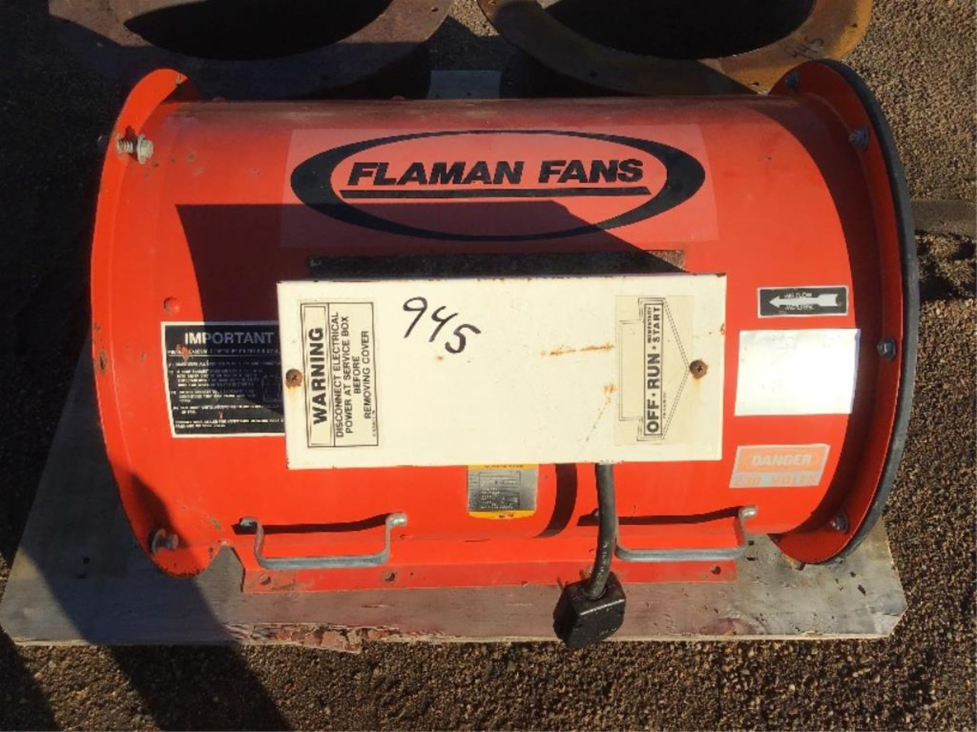 Flaman 3hp 220V Aeration Fan