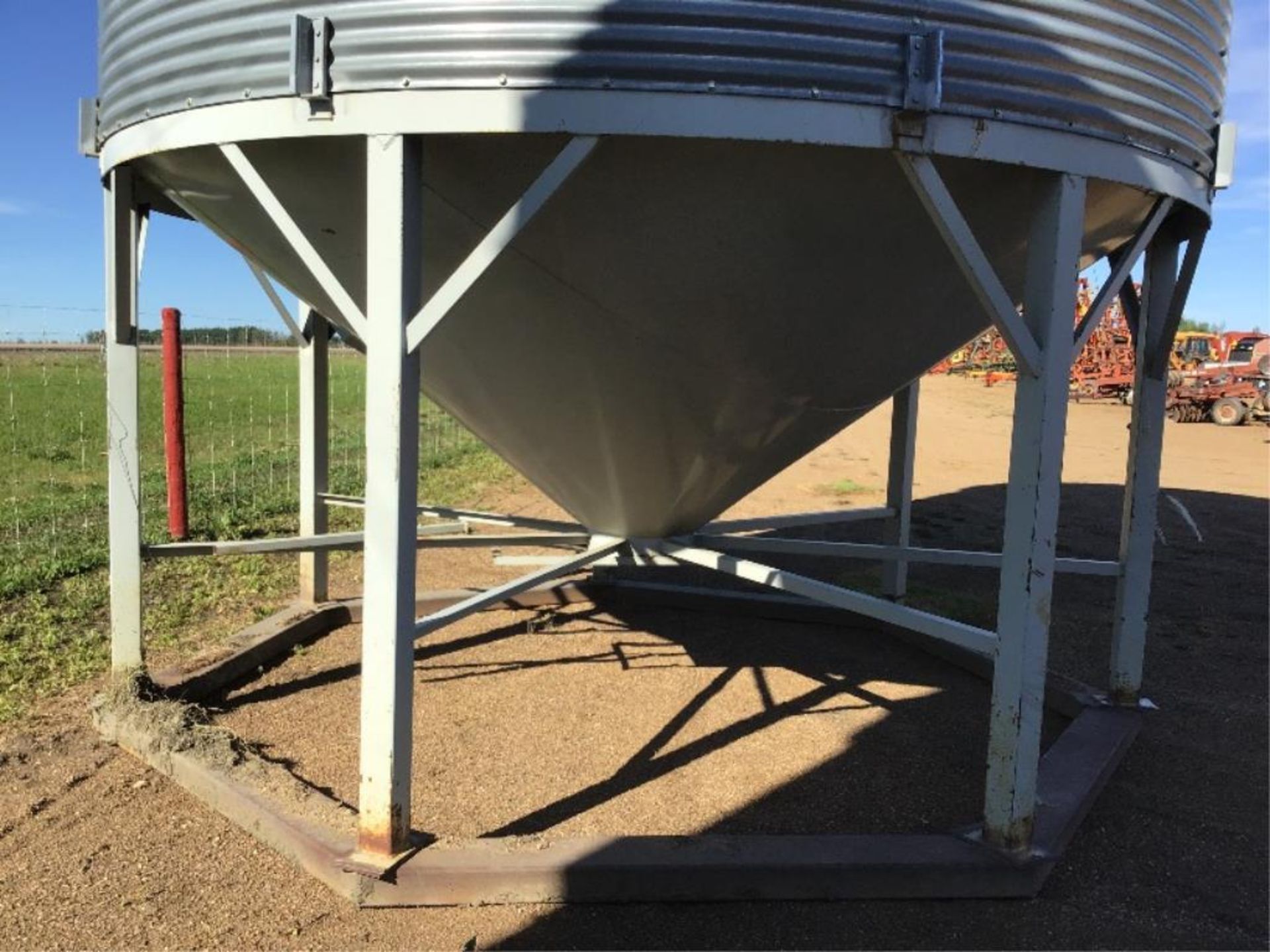 6-Ring x 14Ft 2200bu Hopper Bottom Grain Bin OPI Cable, Lid Opener & Base. Lot #s' 33, 34 & 35 - Image 5 of 5