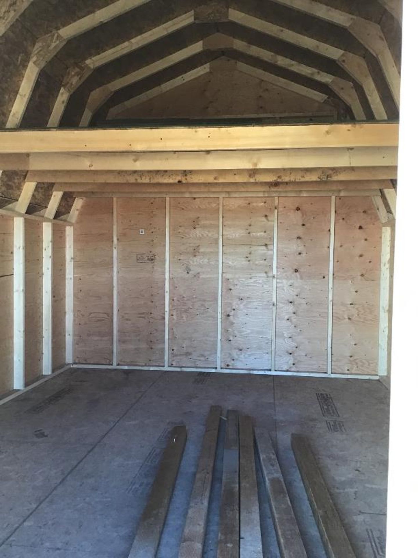 2019 12 x 16 Hip Roof Shed w/Lean-To - Image 2 of 4