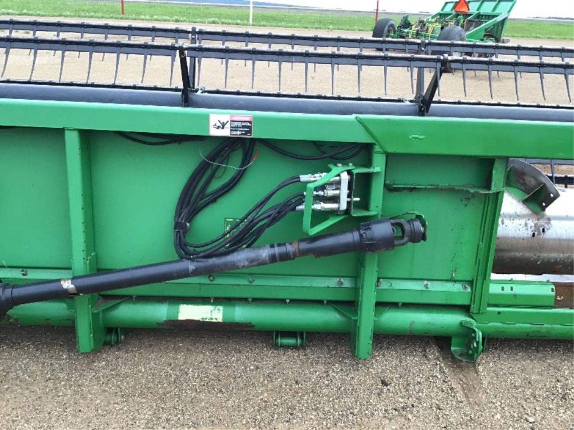 2009 John Deere 635F 35ft Hydra Flex Header s/n H00635F711428 Full length retractable fingers, For & - Image 8 of 9