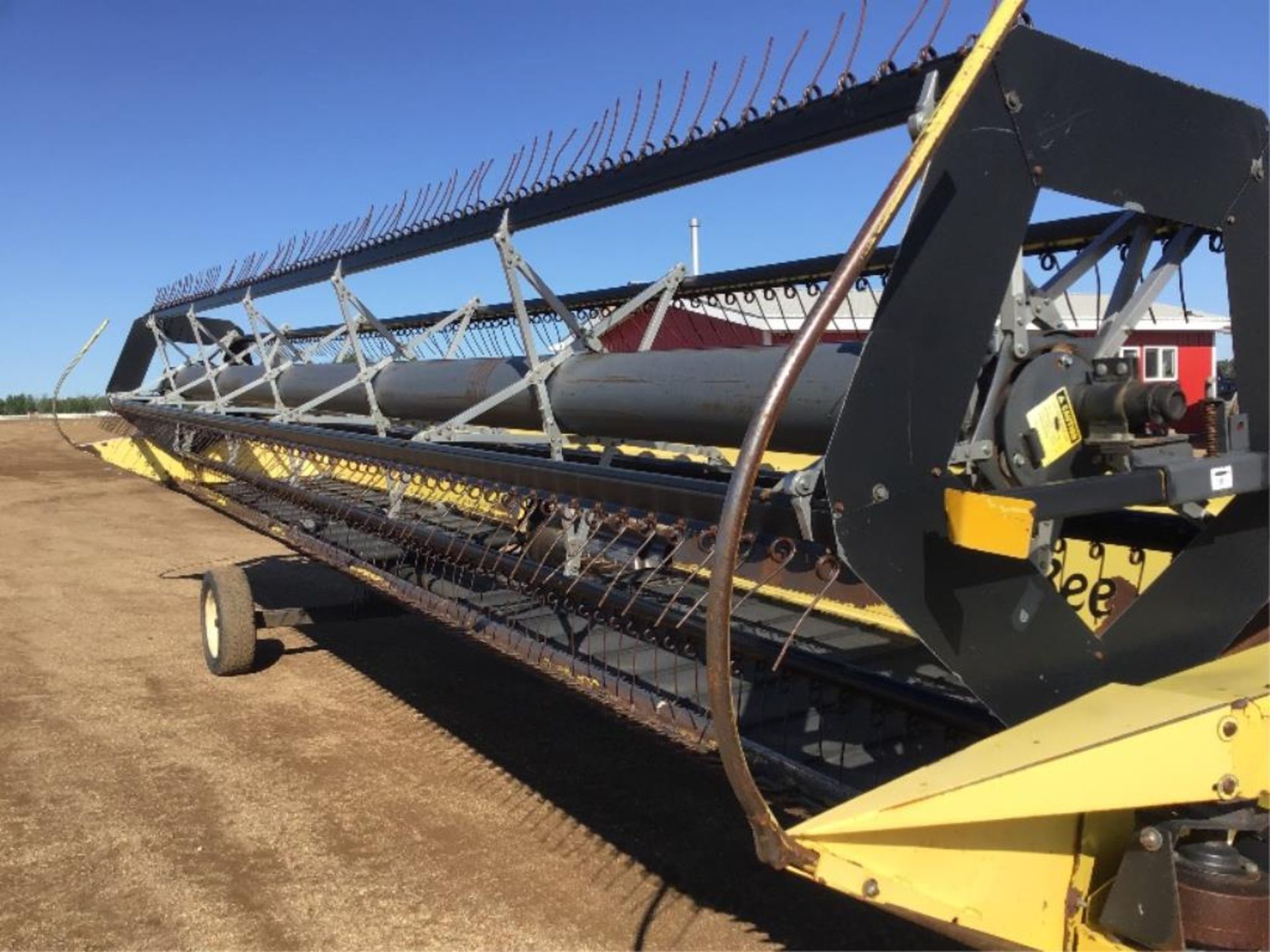 30Ft Honeybee Draper SP30 STR Cut Header s/n D29 430982100 UII Pickup Reel, Pea Auger, Factory - Image 3 of 14