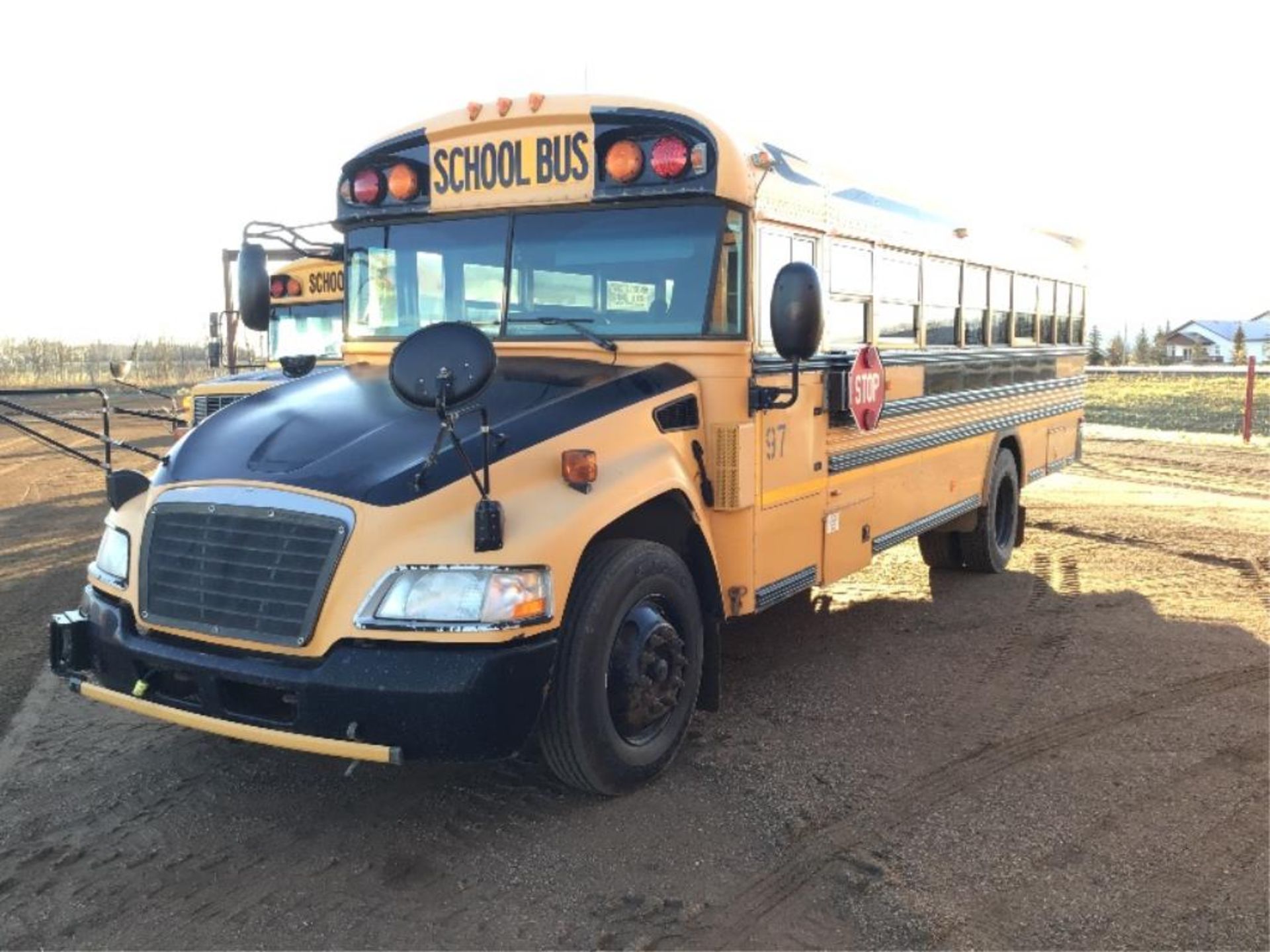 2009 Bluebird 54-pass Bus VIN 1BAKCCKAX9F254648 Cat Diesel Eng, A/T, 227,680km