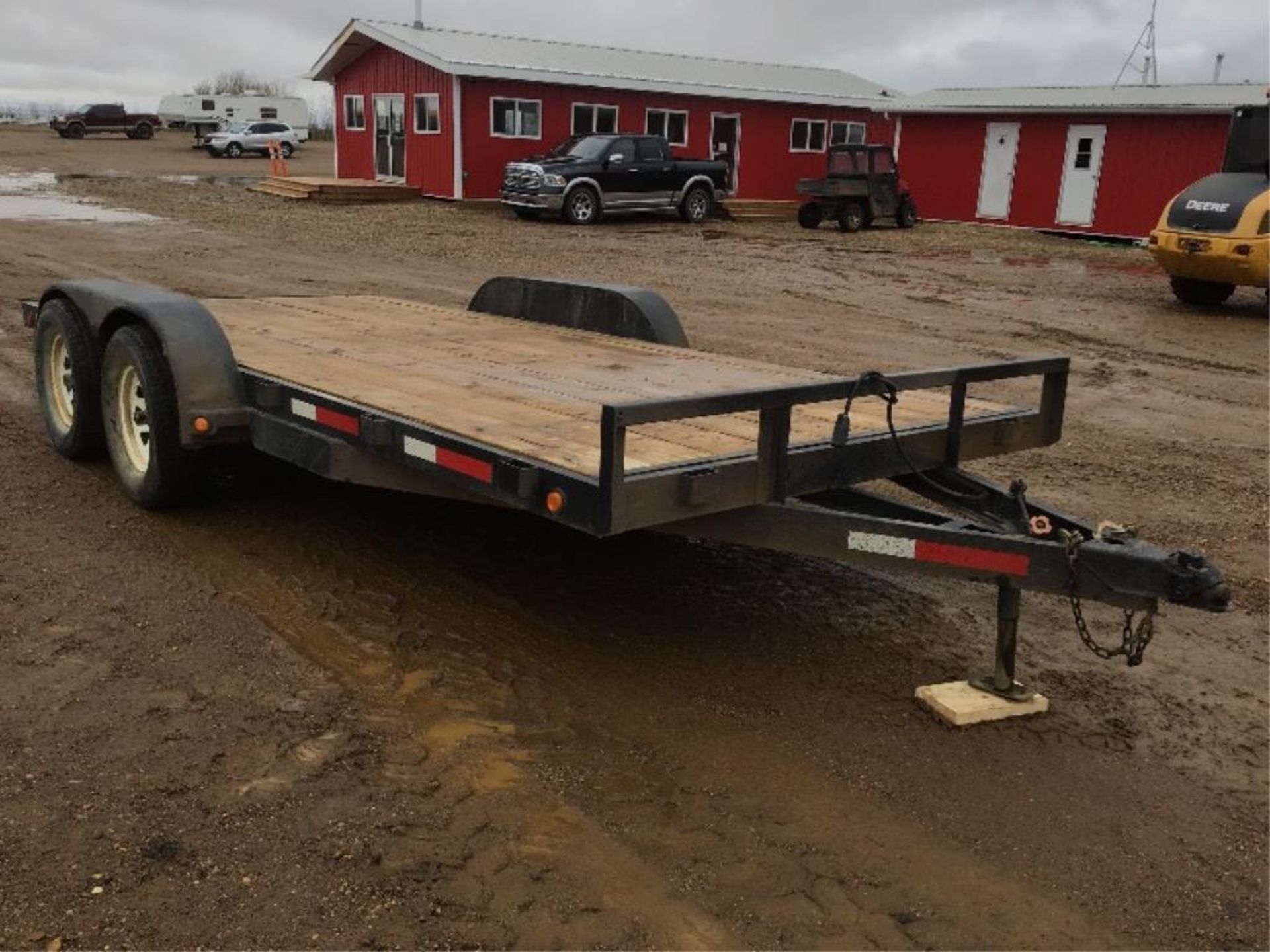 1993 SWS 16Ft T/A Car Hauler Utility Trailer VIN 4P5CF1622W1017207 3500lb axles. No Ramps & no - Image 2 of 5