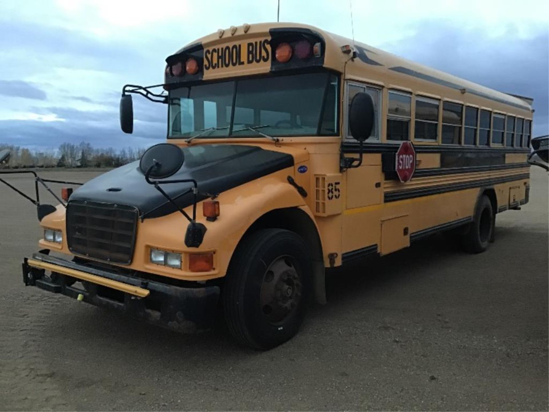 2007 Blubird 54-pass Bus VIN 1BAKCCKA97F240639 Cat Diesel Eng, A/T, Air Brakes, 262,000km