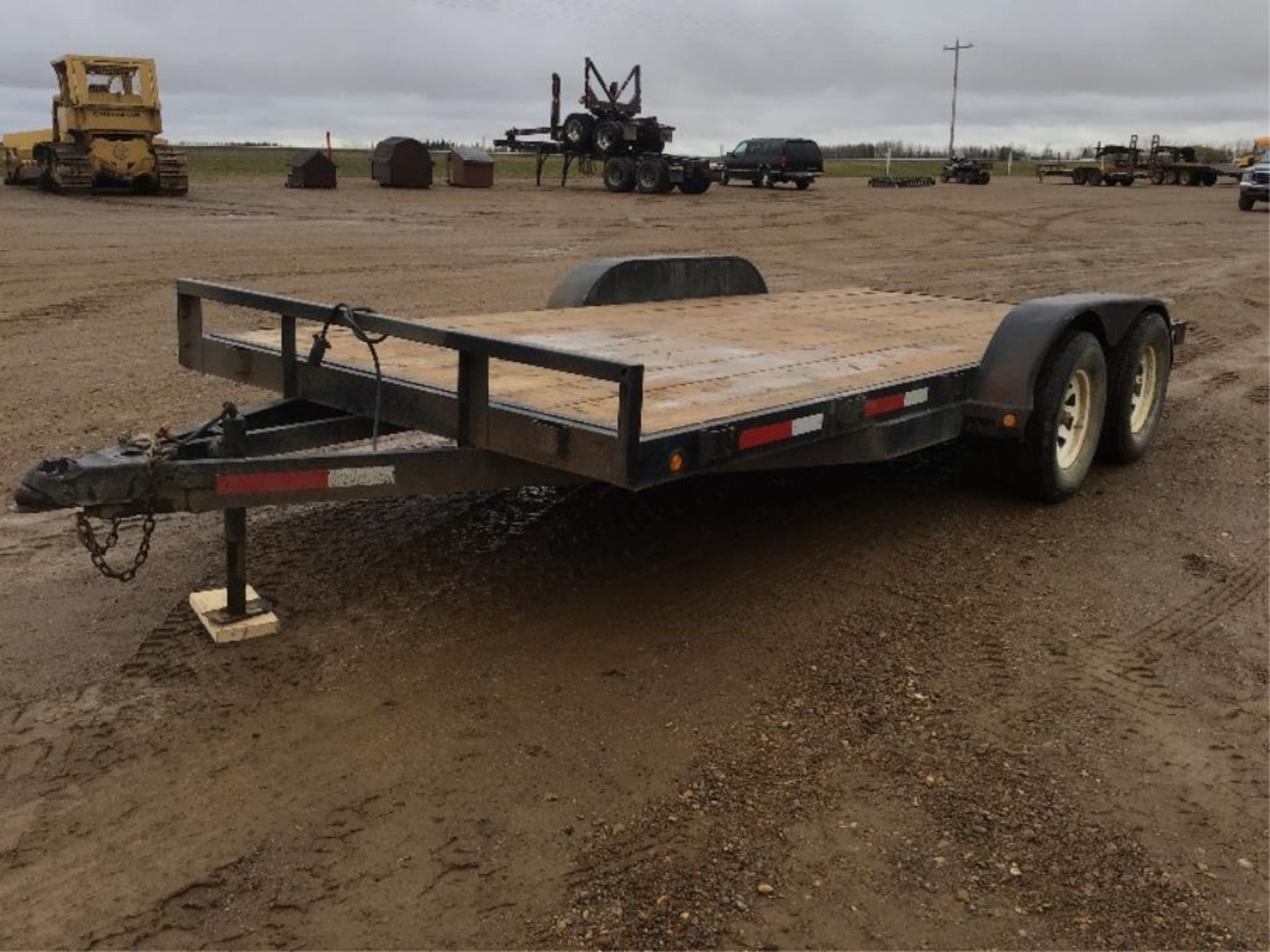 1993 SWS 16Ft T/A Car Hauler Utility Trailer VIN 4P5CF1622W1017207 3500lb axles. No Ramps & no