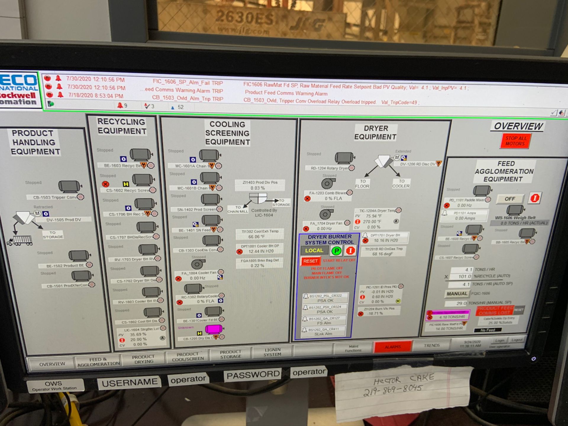 Allen Bradley Automation PLC control cabinet - Image 9 of 10