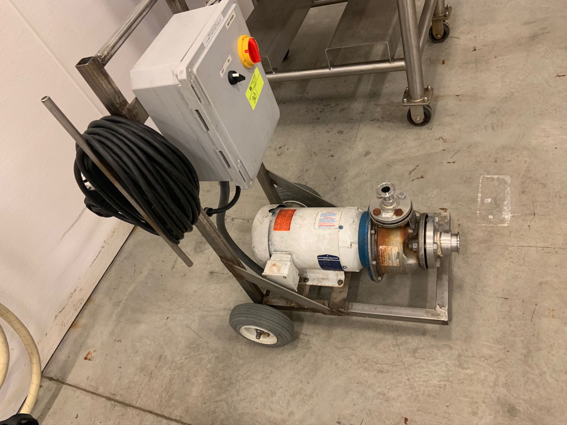 Portable S.S. Pump w/ electric motor