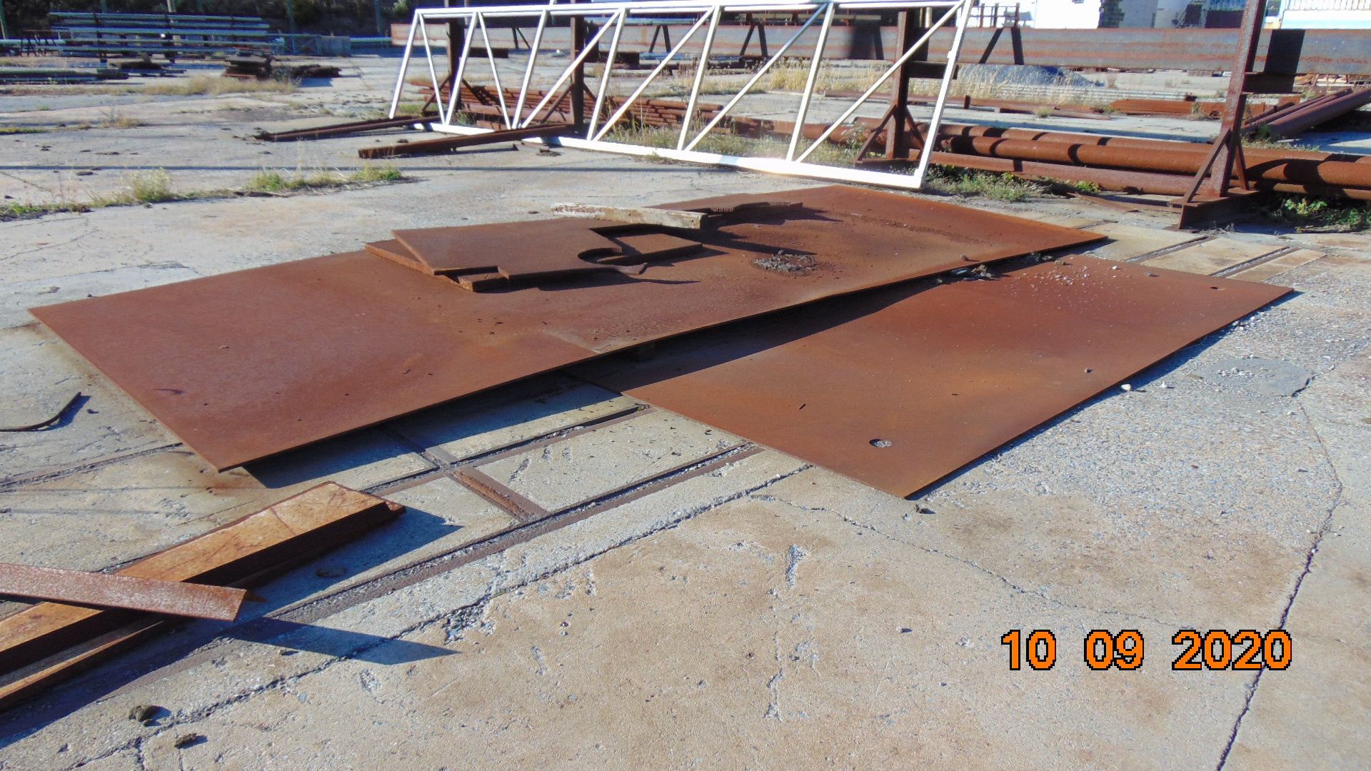 Assorted Steel Stock Racks, Useable Steel Stock Incl. Plate / Tube-Pipe / "I"-Beam / Angle / "C"-Fra - Image 15 of 22